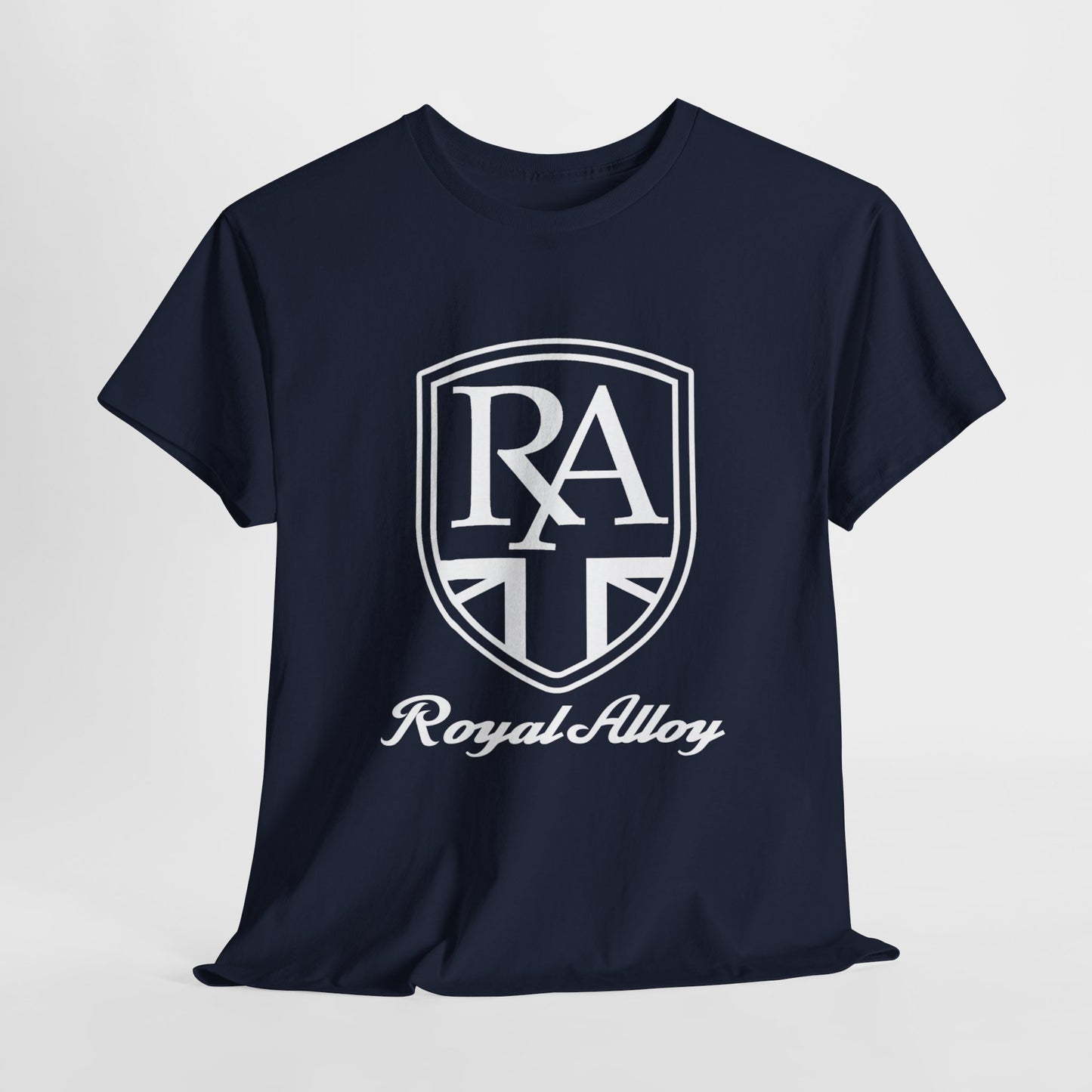 Sleek & Durable: Royal Alloy Scooter Tee in Heavy Cotton