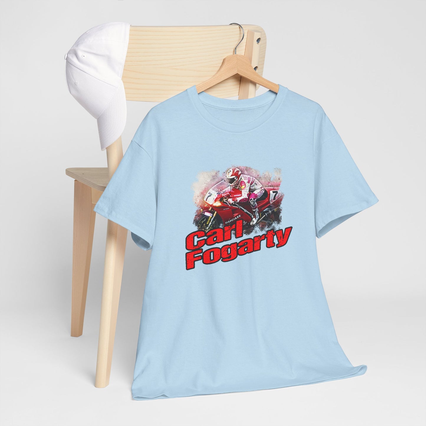 Heavy Cotton Carl Fogarty Motorcycle Legend Shirt