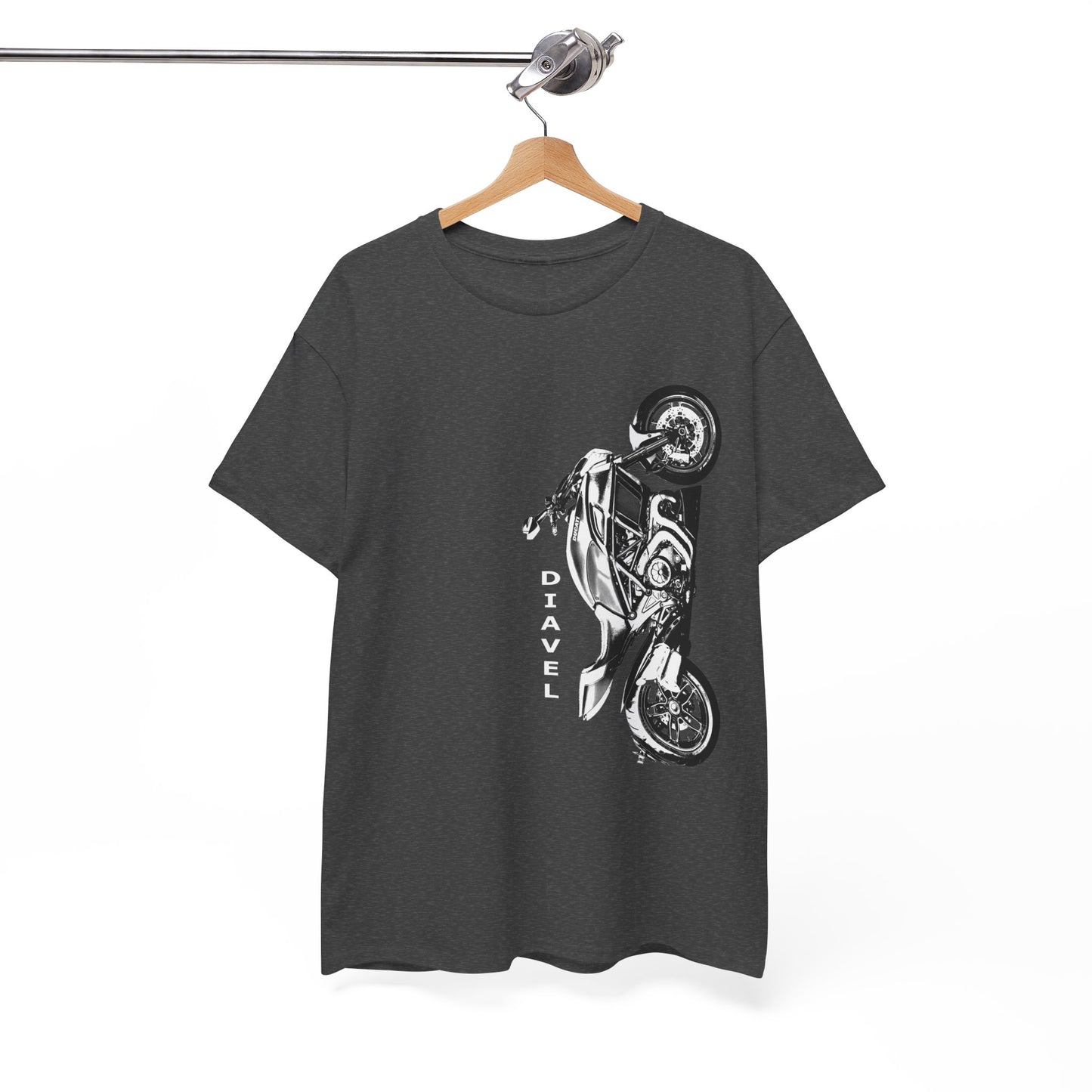 Ducati Diavel Biker T-Shirt | Gildan® 5000 Heavy Cotton™ - Rugged Style, Classic Fit for Motorcycle Lovers