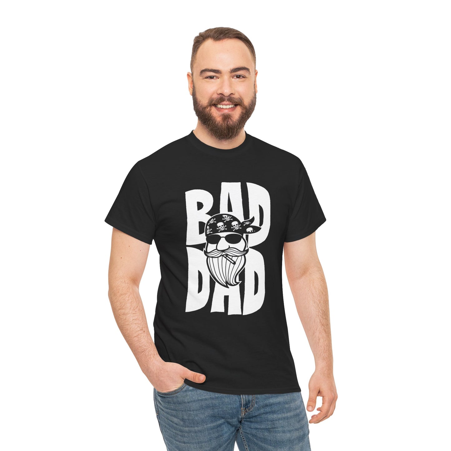 Bad Dad Biker T-Shirt - Comfortable and Stylish for the Ultimate Biker Dad