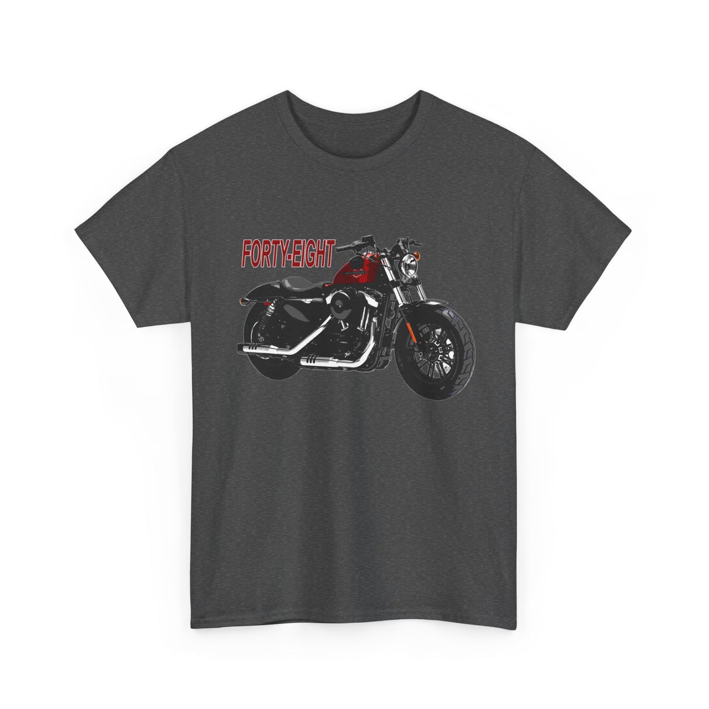 Harley Davidson 48 Unisex T-Shirt | Gildan® 5000 Heavy Cotton™ - Stylish & Comfortable, Great for Bikers of All Styles