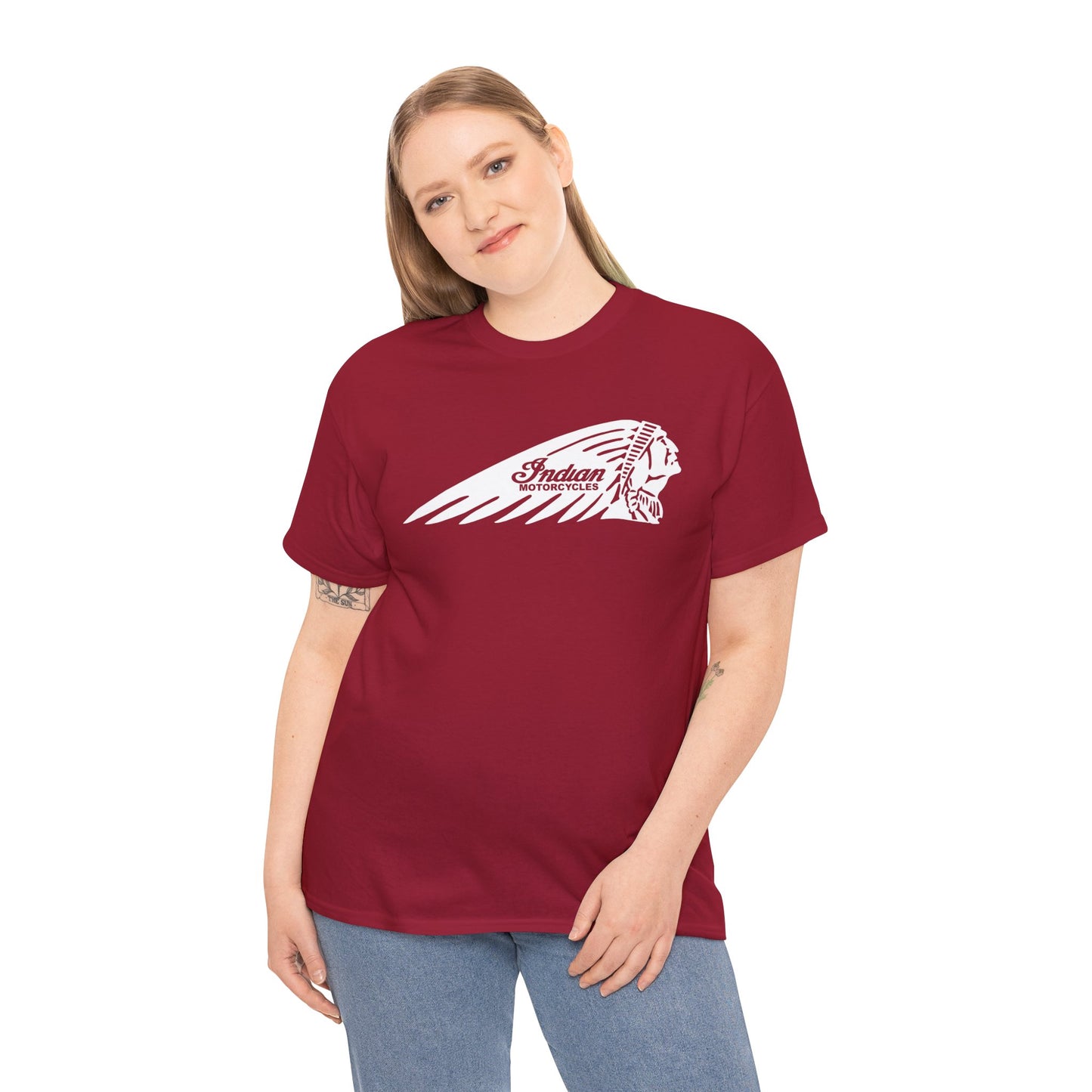 Indian Motorcycles Shirt | Gildan® 5000 Heavy Cotton™, Stylish Comfort for Bikers