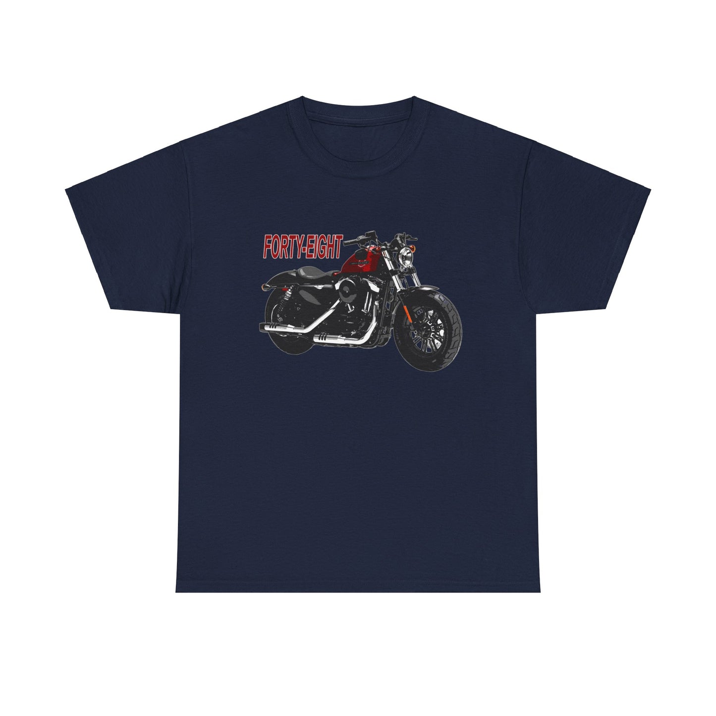 Harley Davidson 48 Unisex T-Shirt | Gildan® 5000 Heavy Cotton™ - Stylish & Comfortable, Great for Bikers of All Styles