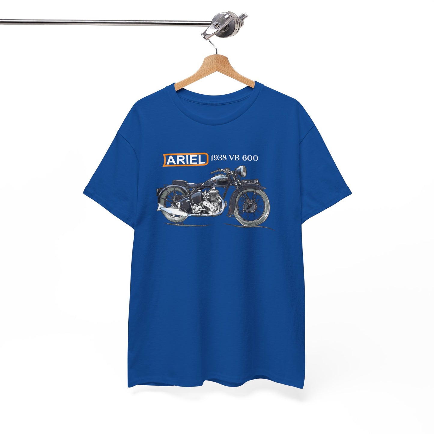 Ariel VB 1938 Vintage Motorcycle T-Shirt - Legendary Style for Riders
