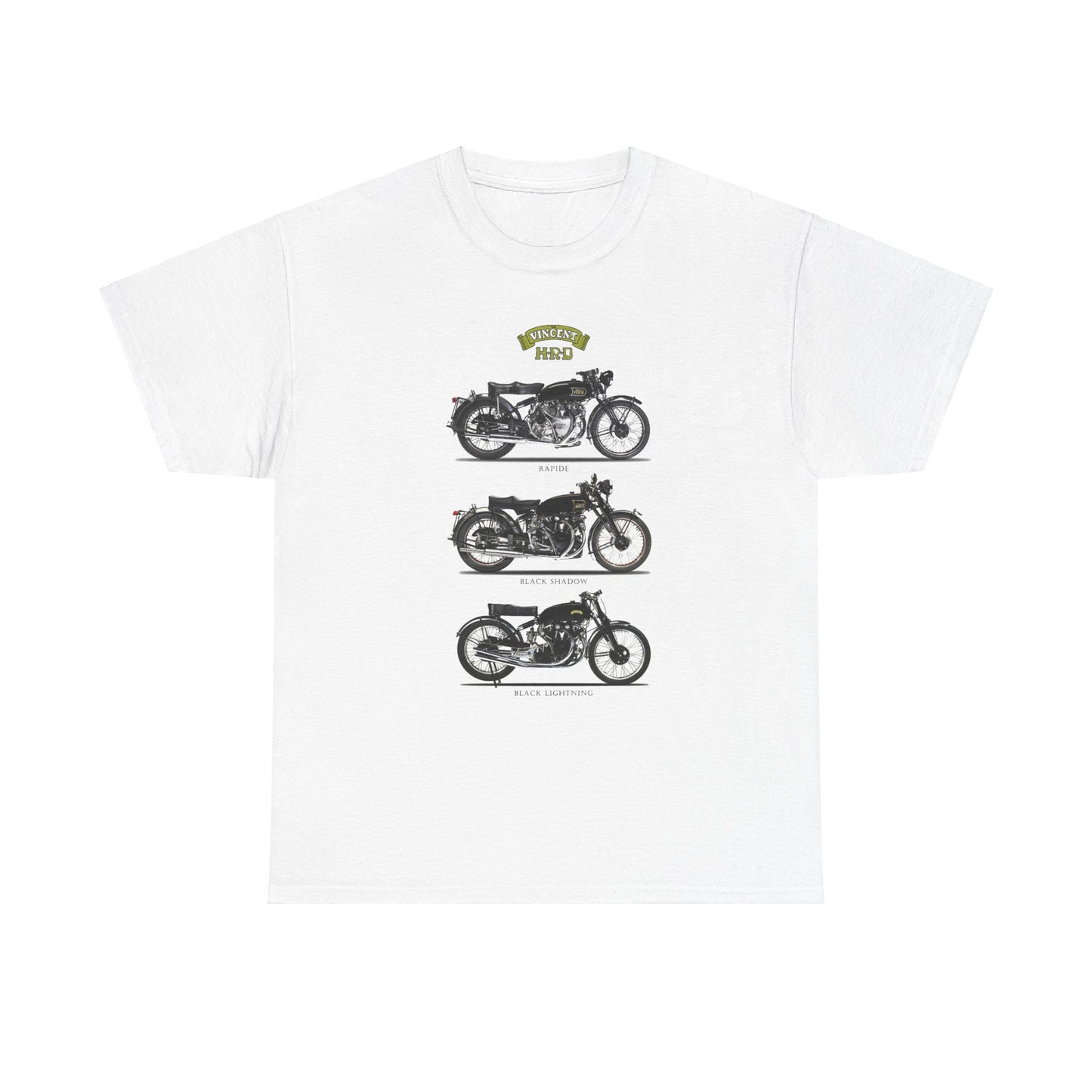 Elevate Your Style with Vincent HRD Vintage Poster Tee with Gildan® 5000's Classic Fit