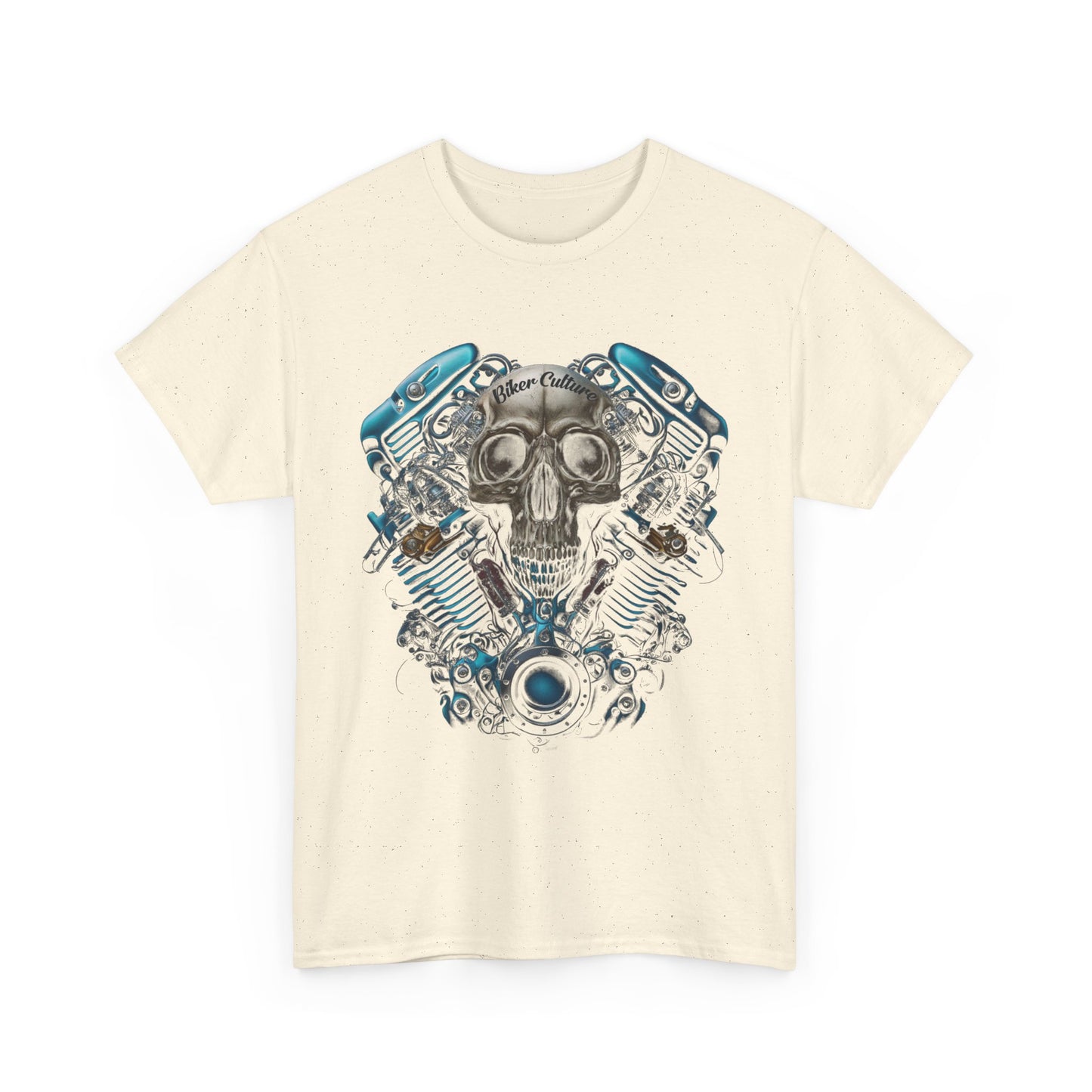 Biker Culture V-Twin Graphic Tee - Made with Midweight Fabric and Classic Fit