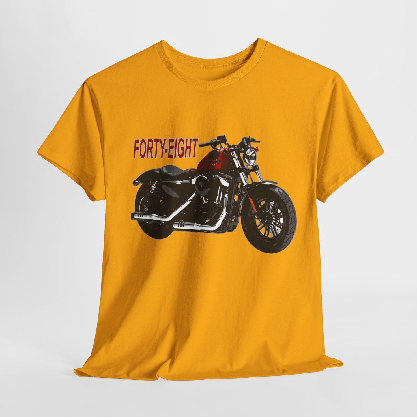 Harley Davidson 48 Unisex T-Shirt | Gildan® 5000 Heavy Cotton™ - Stylish & Comfortable, Great for Bikers of All Styles