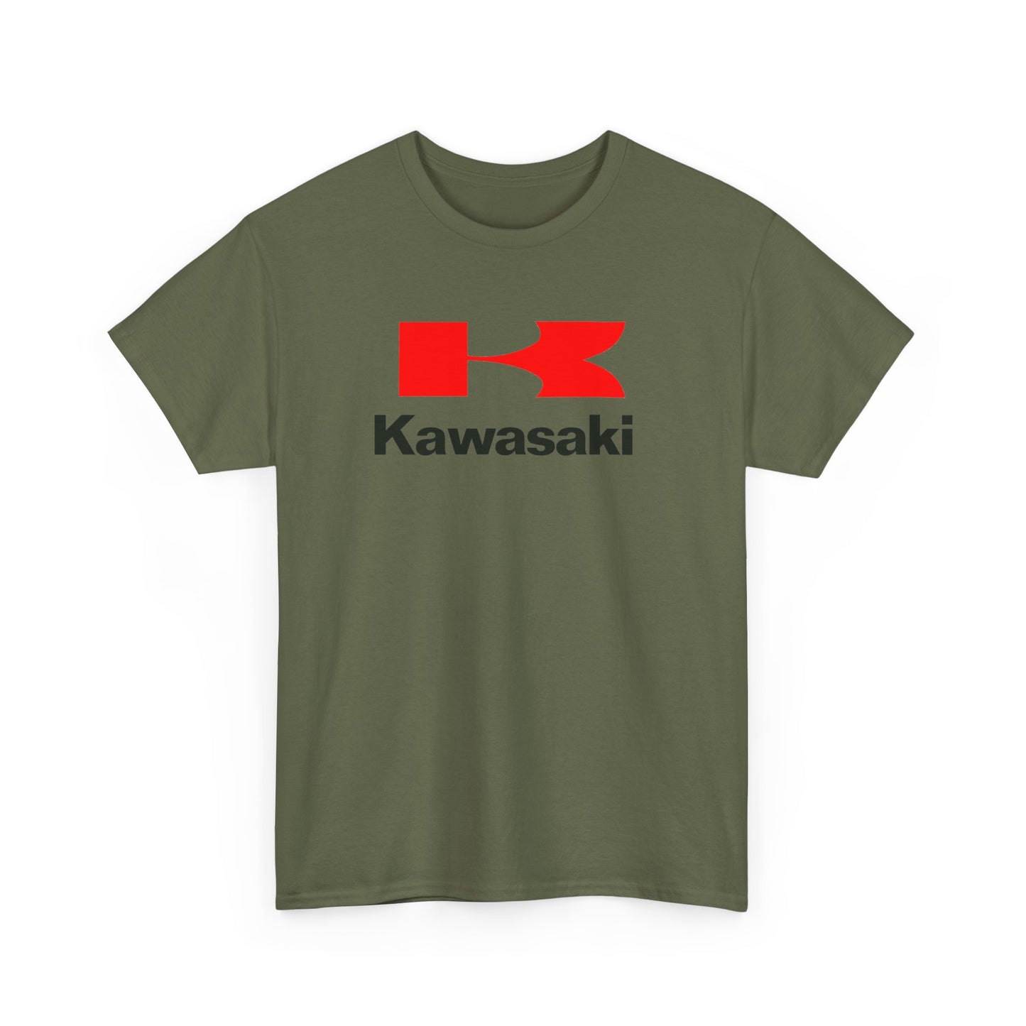 Ride in Style: Kawasaki Logo T-Shirt on Gildan® 5000 Heavy Cotton™