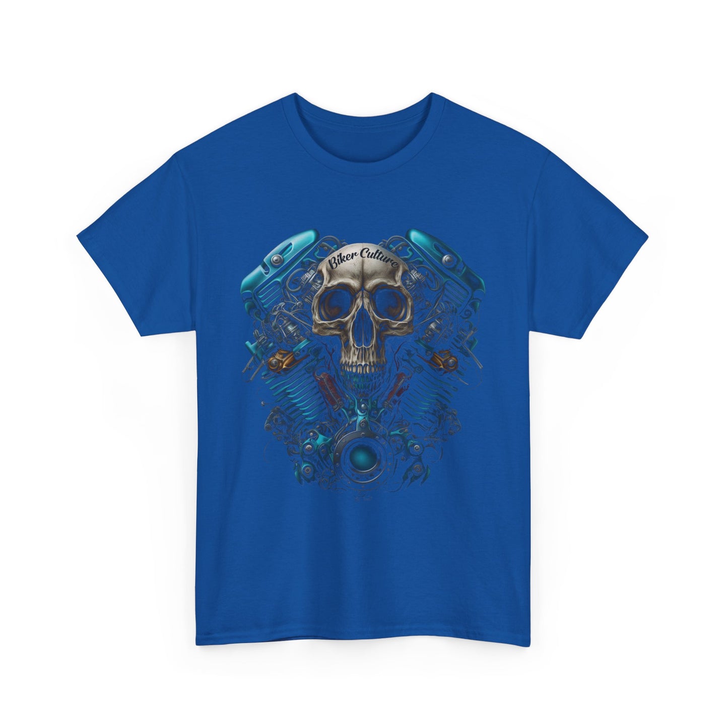 Biker Culture V-Twin Graphic Tee - Made with Midweight Fabric and Classic Fit