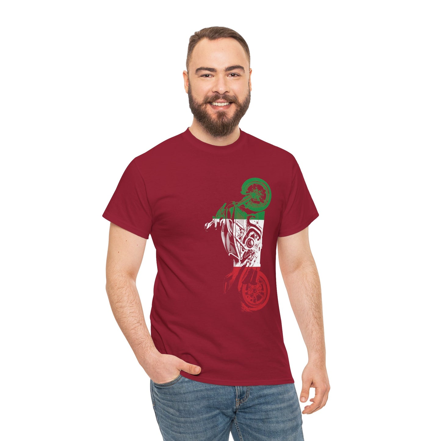 Ducati Diavel Biker T-Shirt - Gildan® 5000 Heavy Cotton™, Perfect Fit for Every Rider