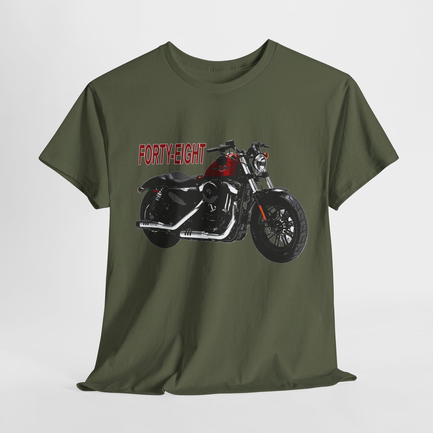 Harley Davidson 48 Unisex T-Shirt | Gildan® 5000 Heavy Cotton™ - Stylish & Comfortable, Great for Bikers of All Styles