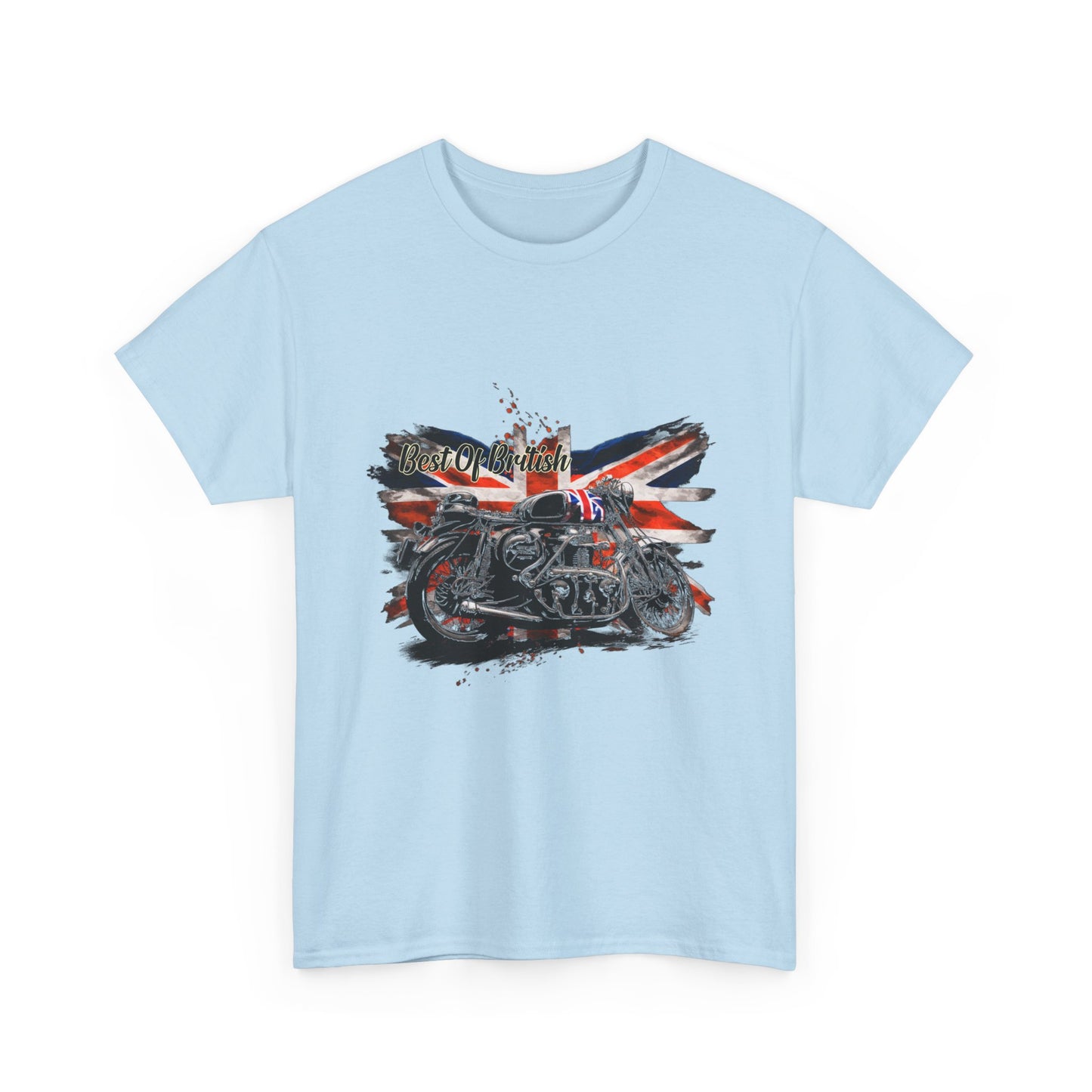 Classic Fit Best of British Biker Shirt - Double-Needle Hems
