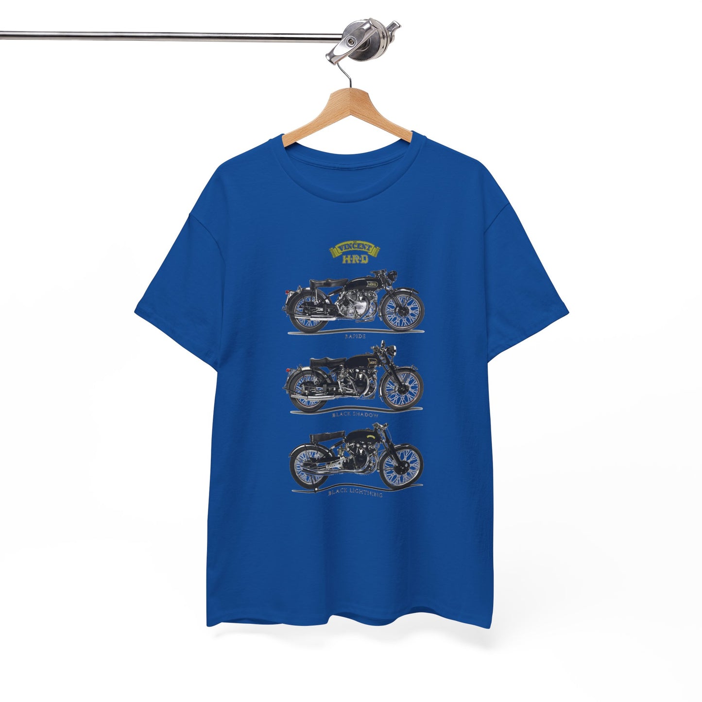 Elevate Your Style with Vincent HRD Vintage Poster Tee with Gildan® 5000's Classic Fit