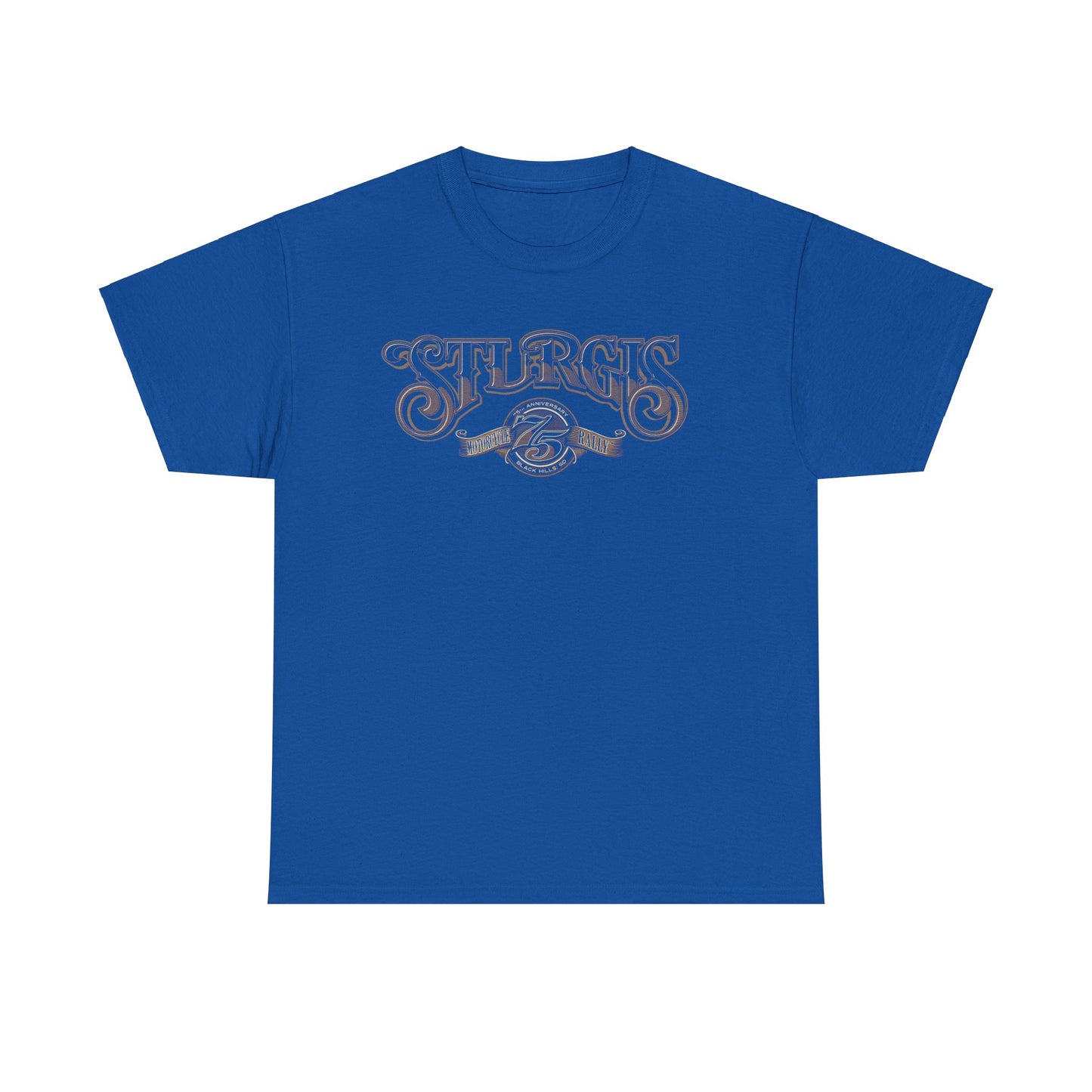 Sturgis 75th Tee - Gildan® 5000 Heavy Cotton™, Classic Midweight Fabric