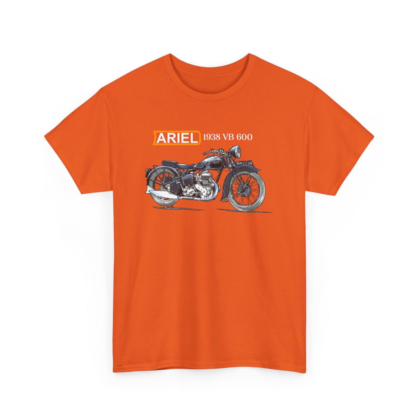 Ariel VB 1938 Vintage Motorcycle T-Shirt - Legendary Style for Riders