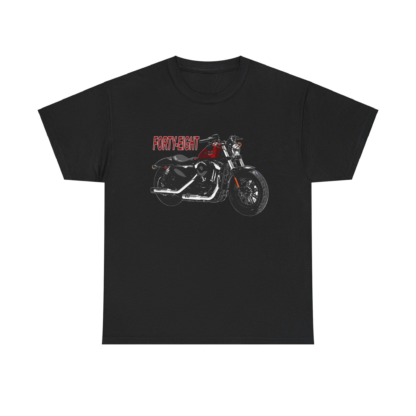 Harley Davidson 48 Unisex T-Shirt | Gildan® 5000 Heavy Cotton™ - Stylish & Comfortable, Great for Bikers of All Styles