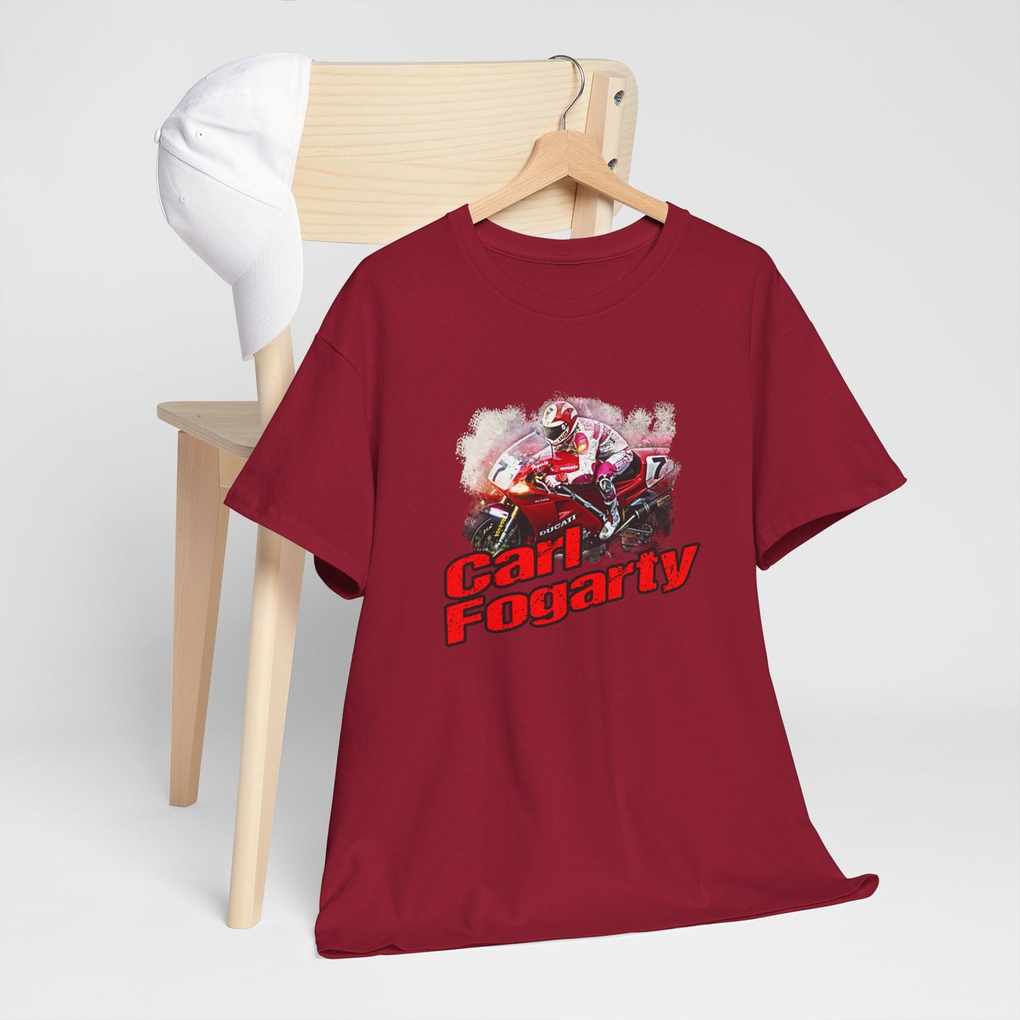 Heavy Cotton Carl Fogarty Motorcycle Legend Shirt