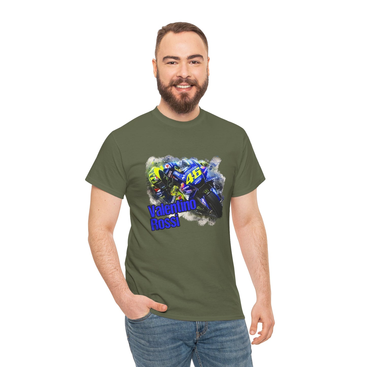Valentino Rossi Motorcycle Legend Heavy Cotton Tee