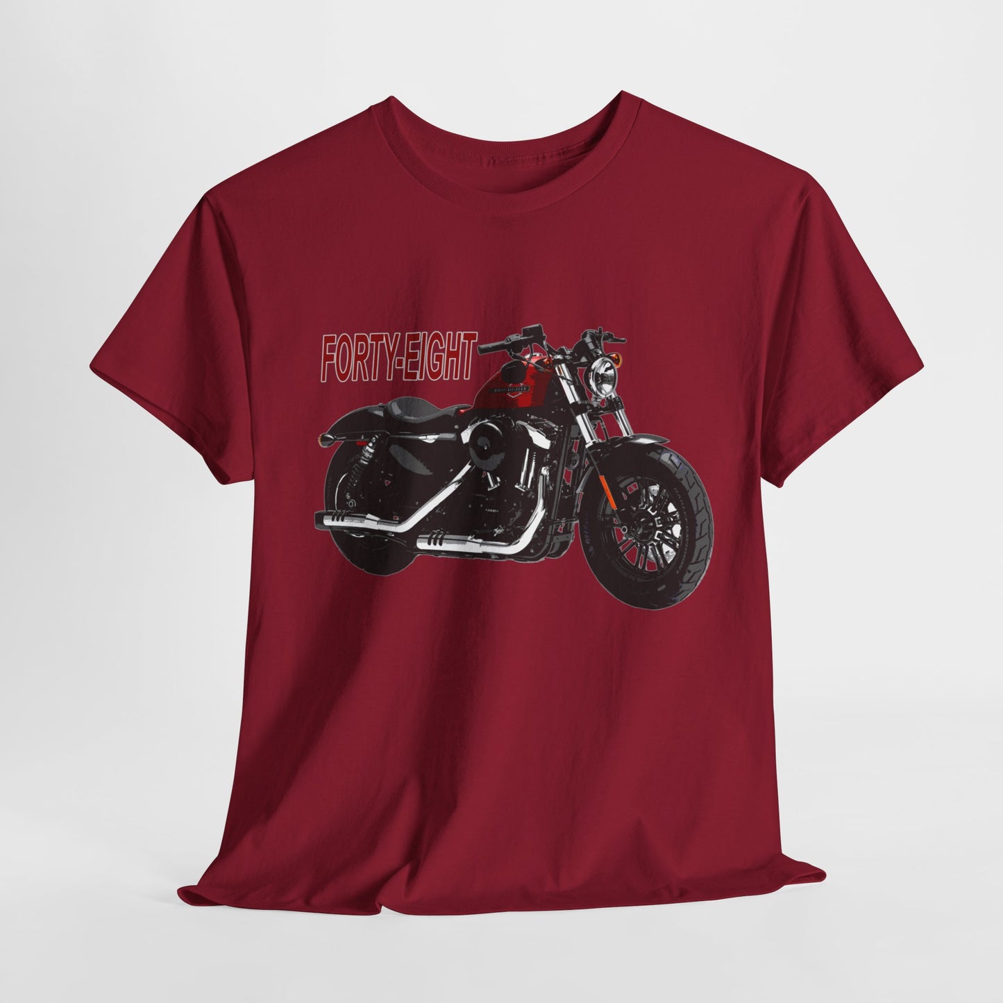 Harley Davidson 48 Unisex T-Shirt | Gildan® 5000 Heavy Cotton™ - Stylish & Comfortable, Great for Bikers of All Styles