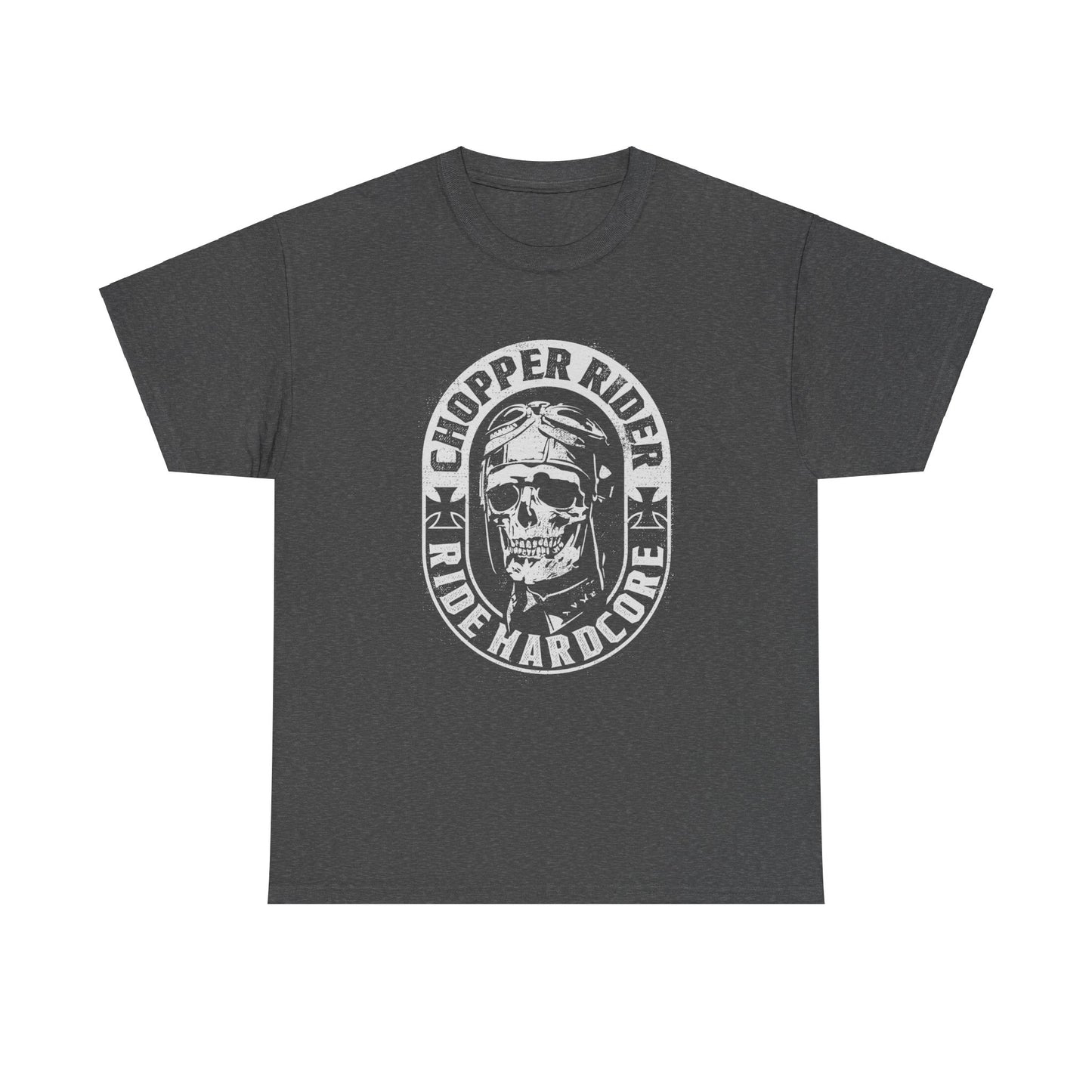 Chopper Rider Motorcycle Tee - Gildan® 5000 Heavy Cotton™, Durable Comfort for Every Ride