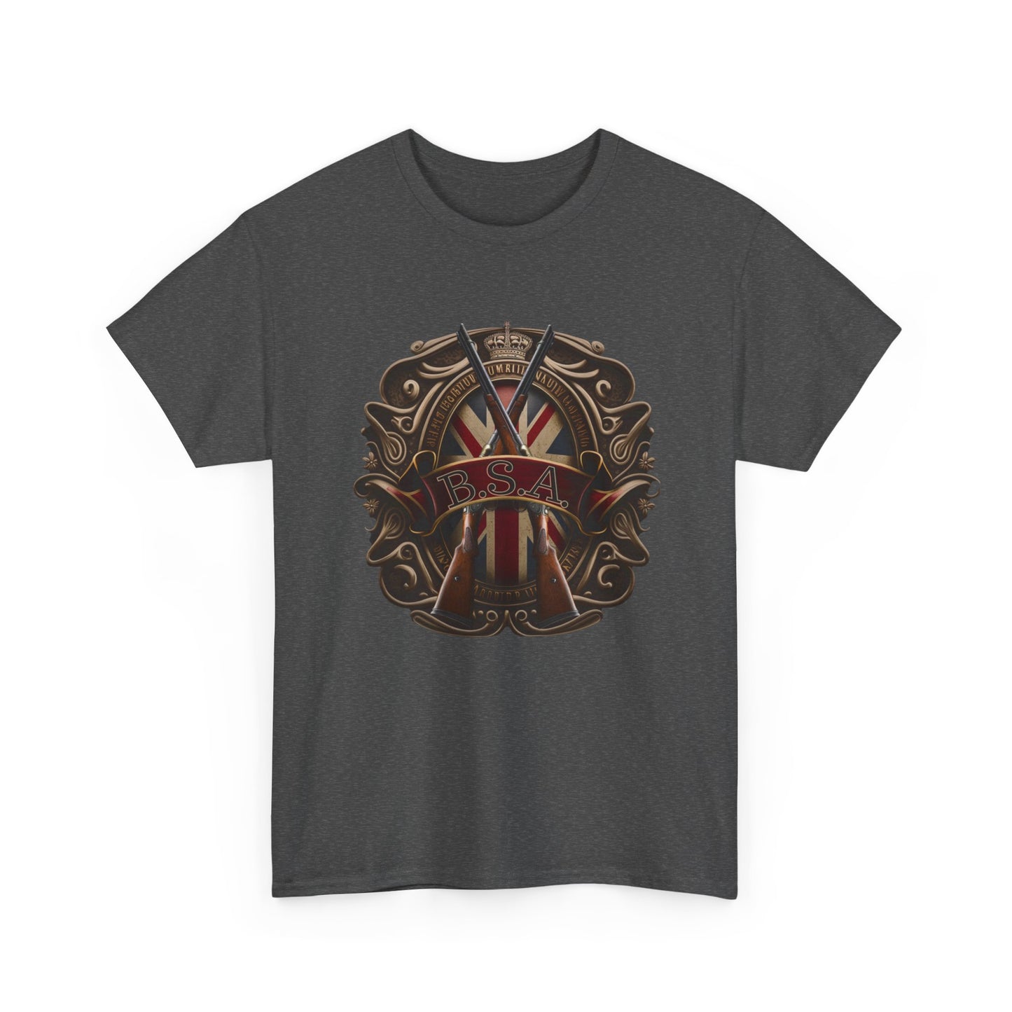 Classic BSA Motorcycles T-Shirt - Gildan® 5000 Heavy Cotton™, Perfect for Riders & Collectors