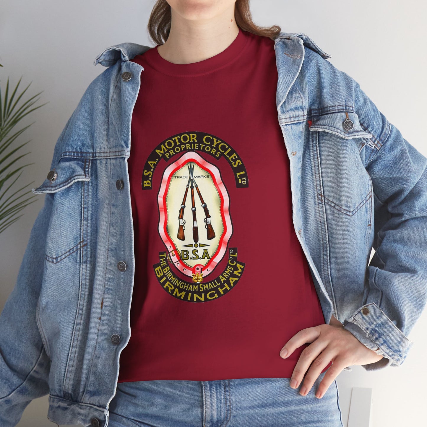 Sporting BSA Rifles T-Shirt - Elegant Design for Outdoor Enthusiasts