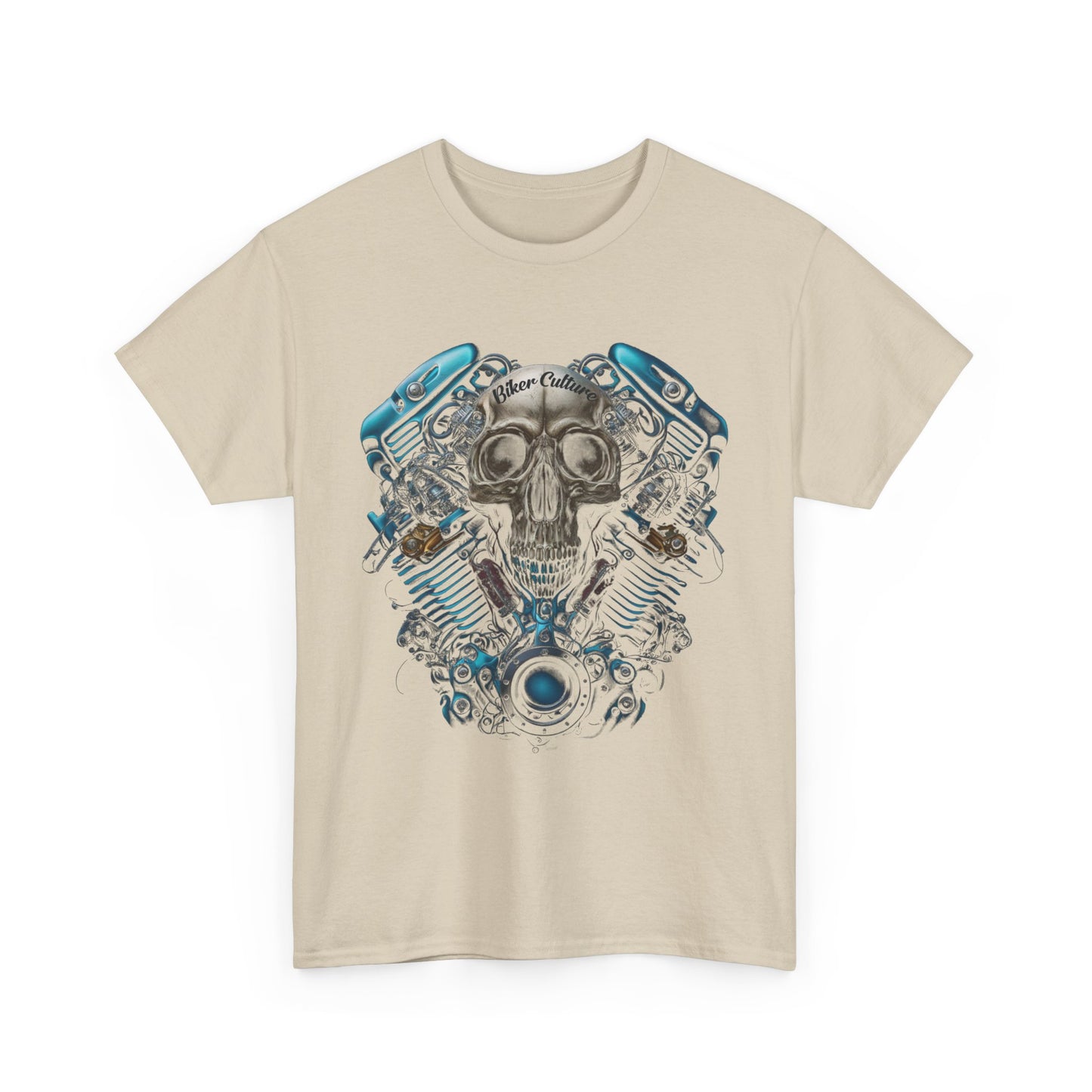 Biker Culture V-Twin Graphic Tee - Made with Midweight Fabric and Classic Fit