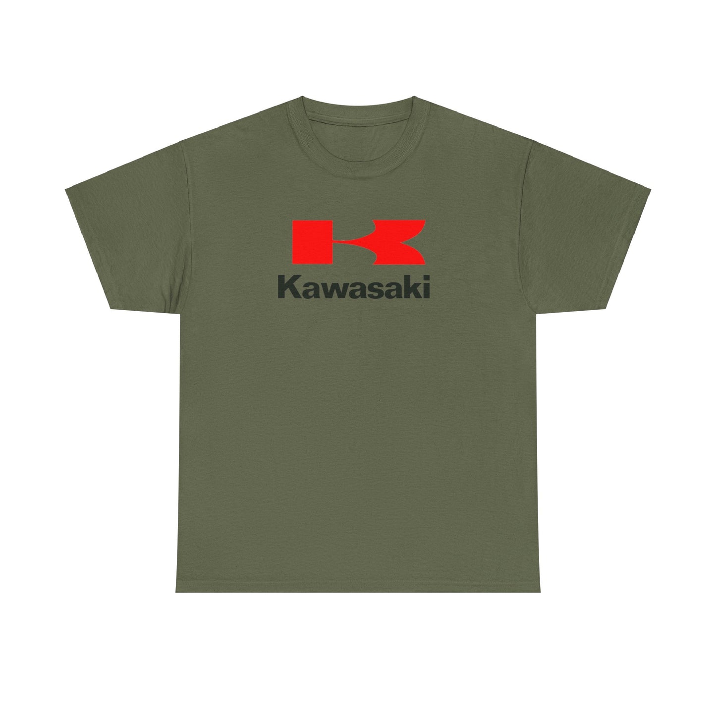 Ride in Style: Kawasaki Logo T-Shirt on Gildan® 5000 Heavy Cotton™
