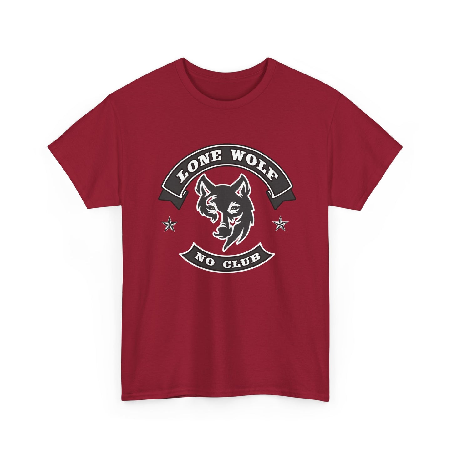 Lone Wolf Tee Shirt - Gildan® 5000 Heavy Cotton™, Classic Fit for the Independent Rider