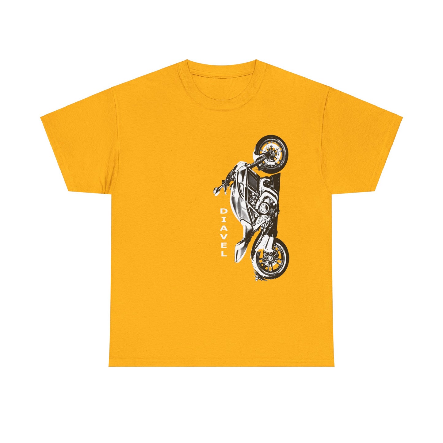 Ducati Diavel Biker T-Shirt | Gildan® 5000 Heavy Cotton™ - Rugged Style, Classic Fit for Motorcycle Lovers