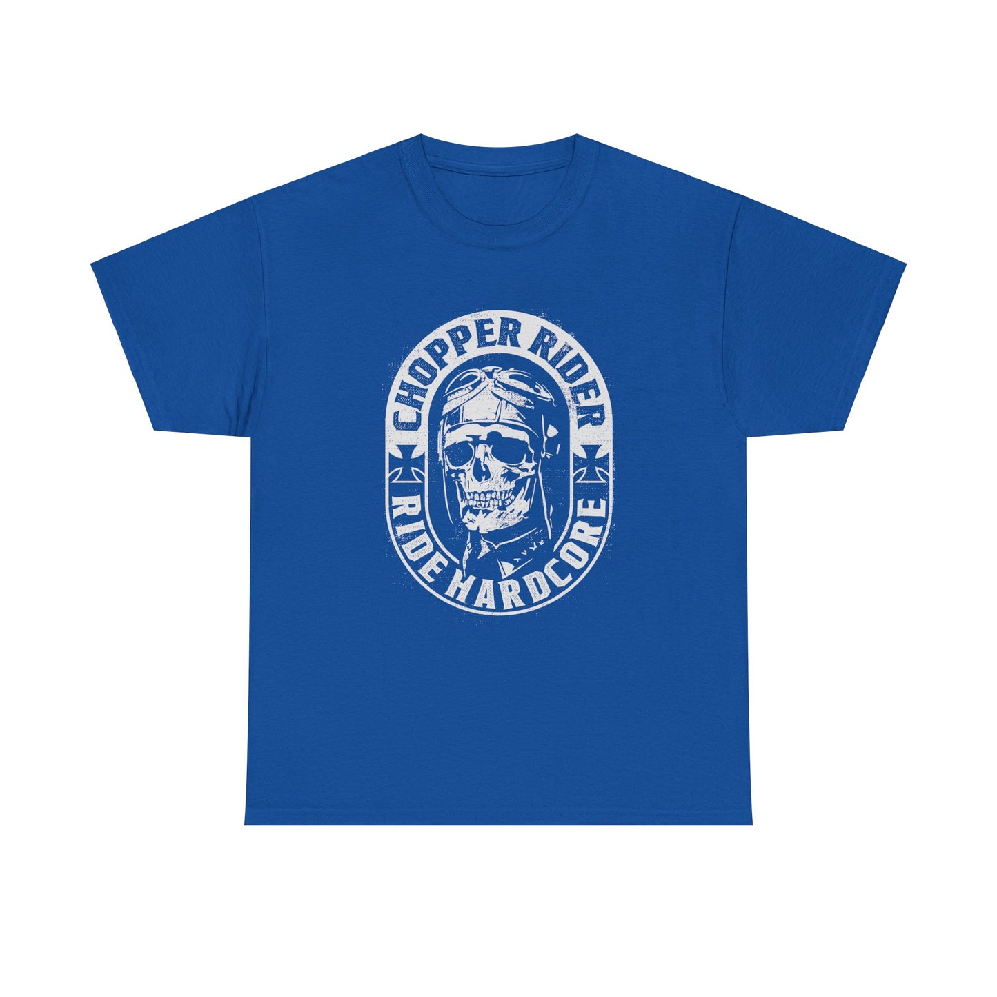 Chopper Rider Motorcycle Tee - Gildan® 5000 Heavy Cotton™, Durable Comfort for Every Ride