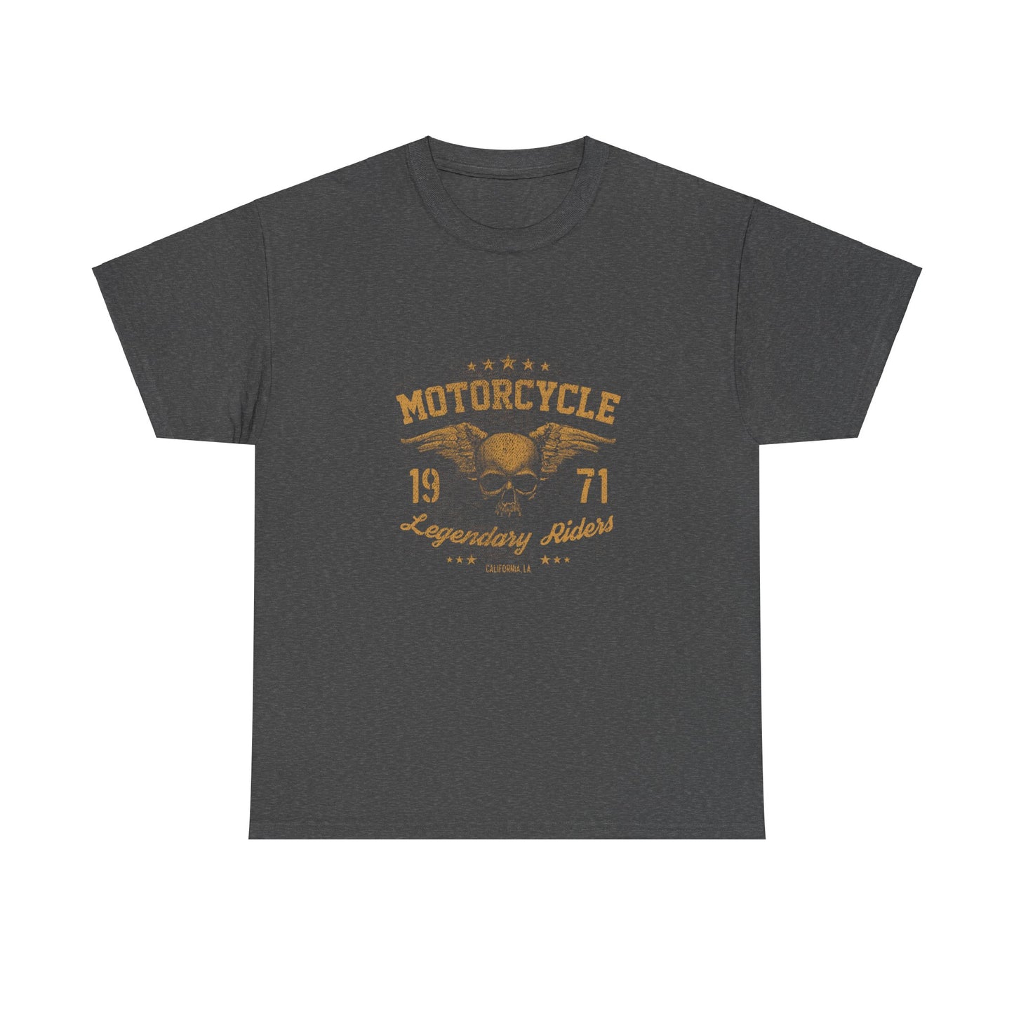 Classic Biker Vibes: Gildan® Heavy Cotton Motorcycle Legend 1971 Shirt
