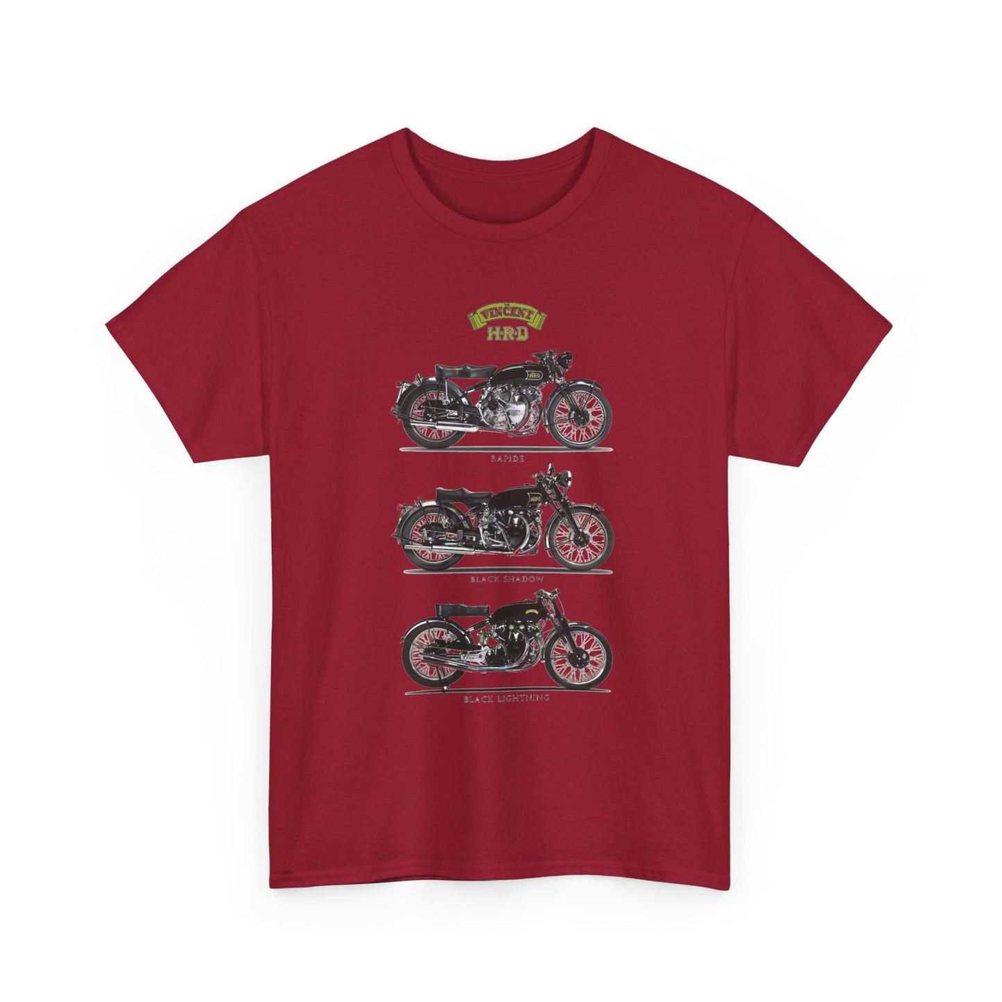 Elevate Your Style with Vincent HRD Vintage Poster Tee with Gildan® 5000's Classic Fit