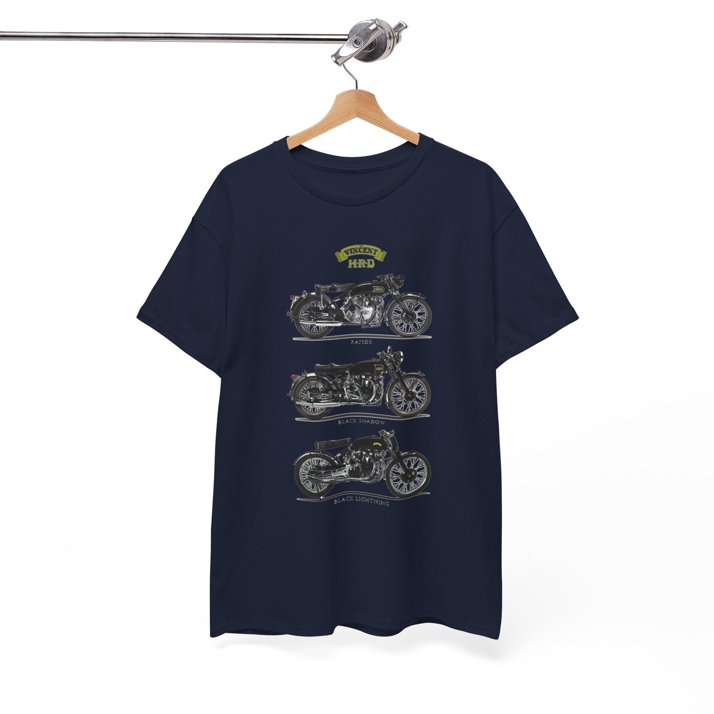 Elevate Your Style with Vincent HRD Vintage Poster Tee with Gildan® 5000's Classic Fit