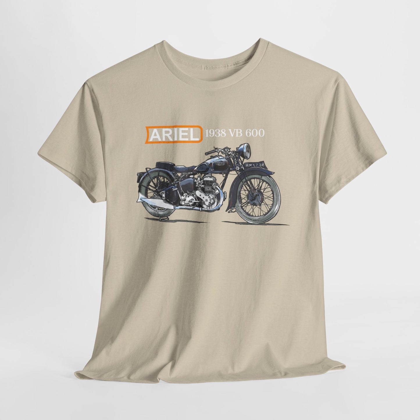 Ariel VB 1938 Vintage Motorcycle T-Shirt - Legendary Style for Riders