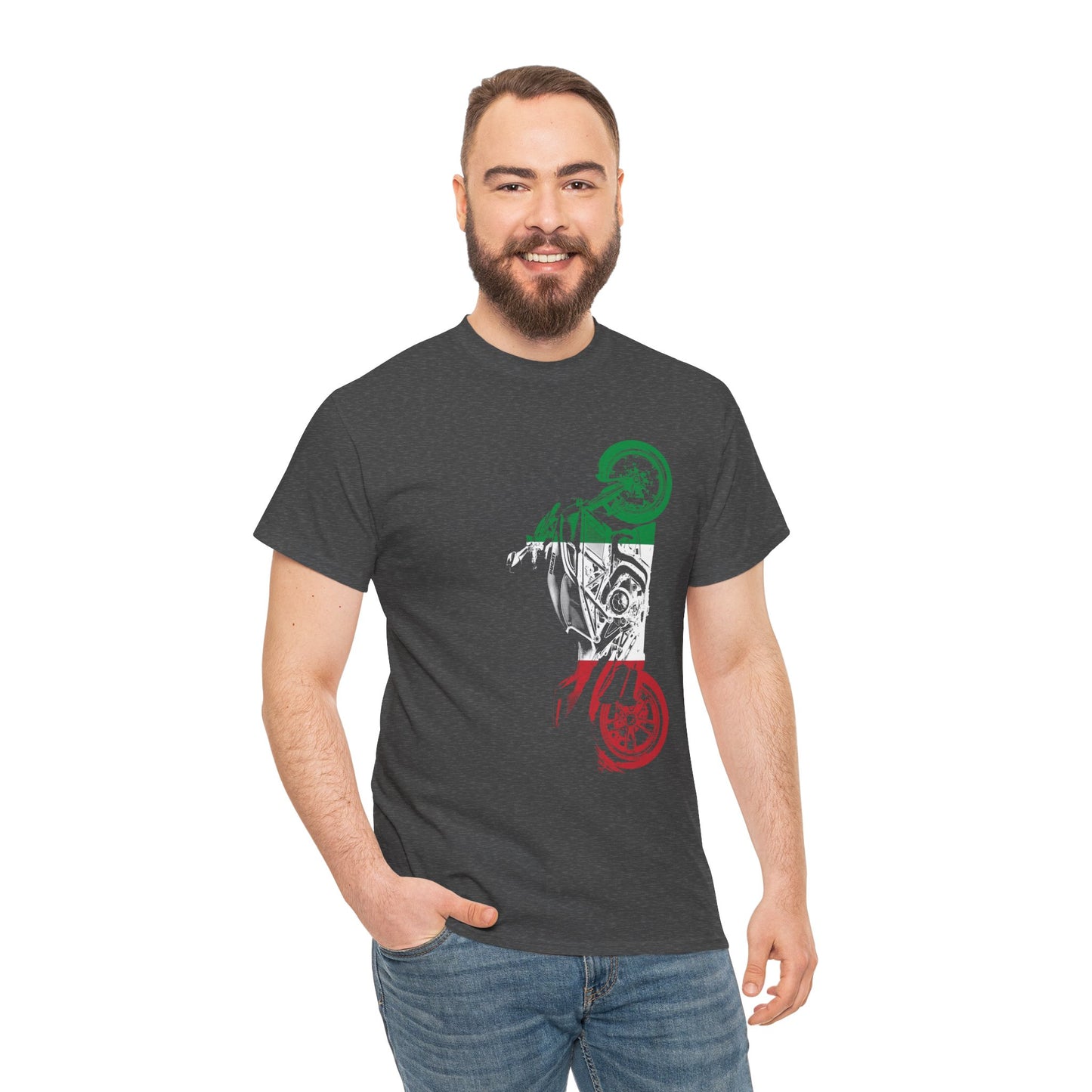 Ducati Diavel Biker T-Shirt - Gildan® 5000 Heavy Cotton™, Perfect Fit for Every Rider