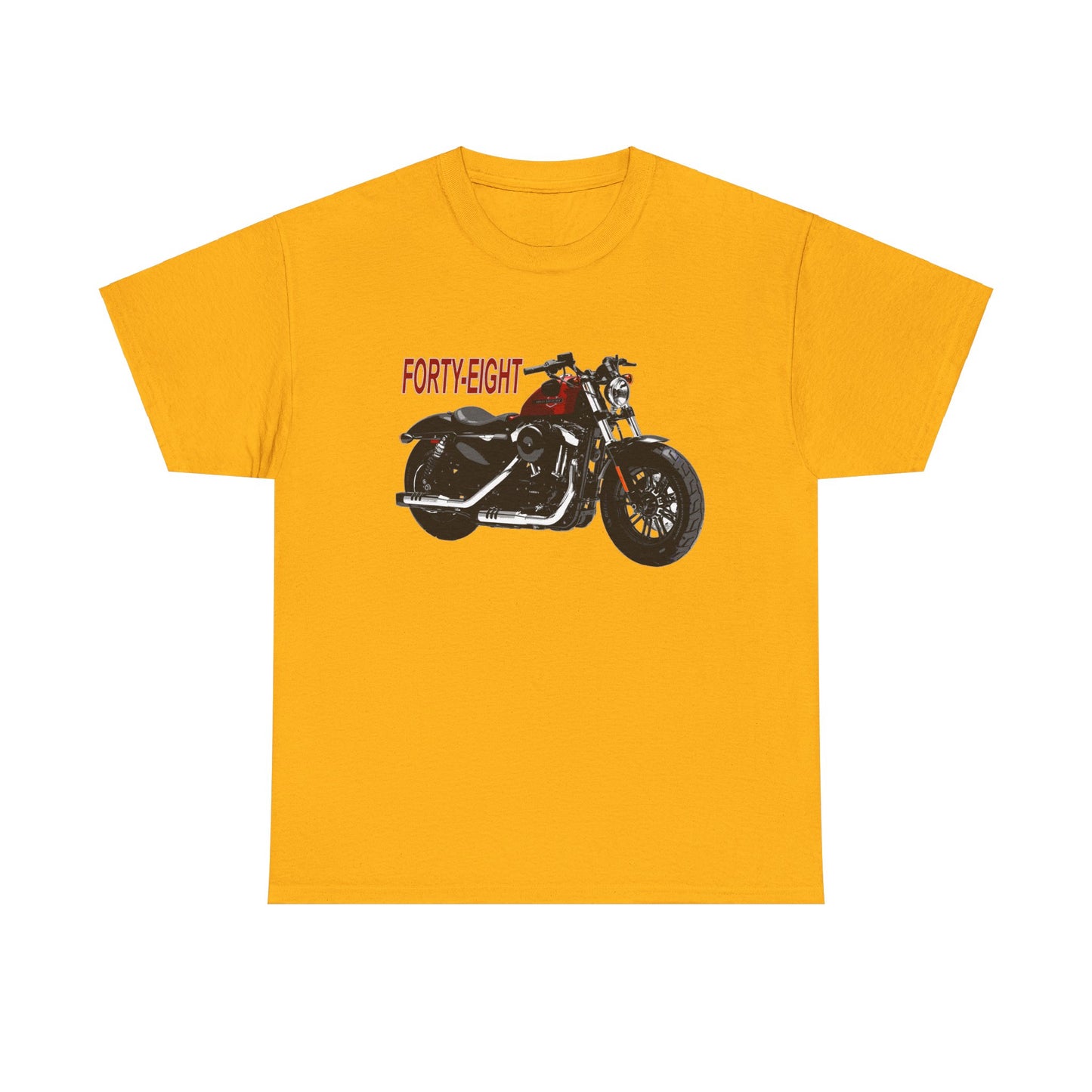 Harley Davidson 48 Unisex T-Shirt | Gildan® 5000 Heavy Cotton™ - Stylish & Comfortable, Great for Bikers of All Styles