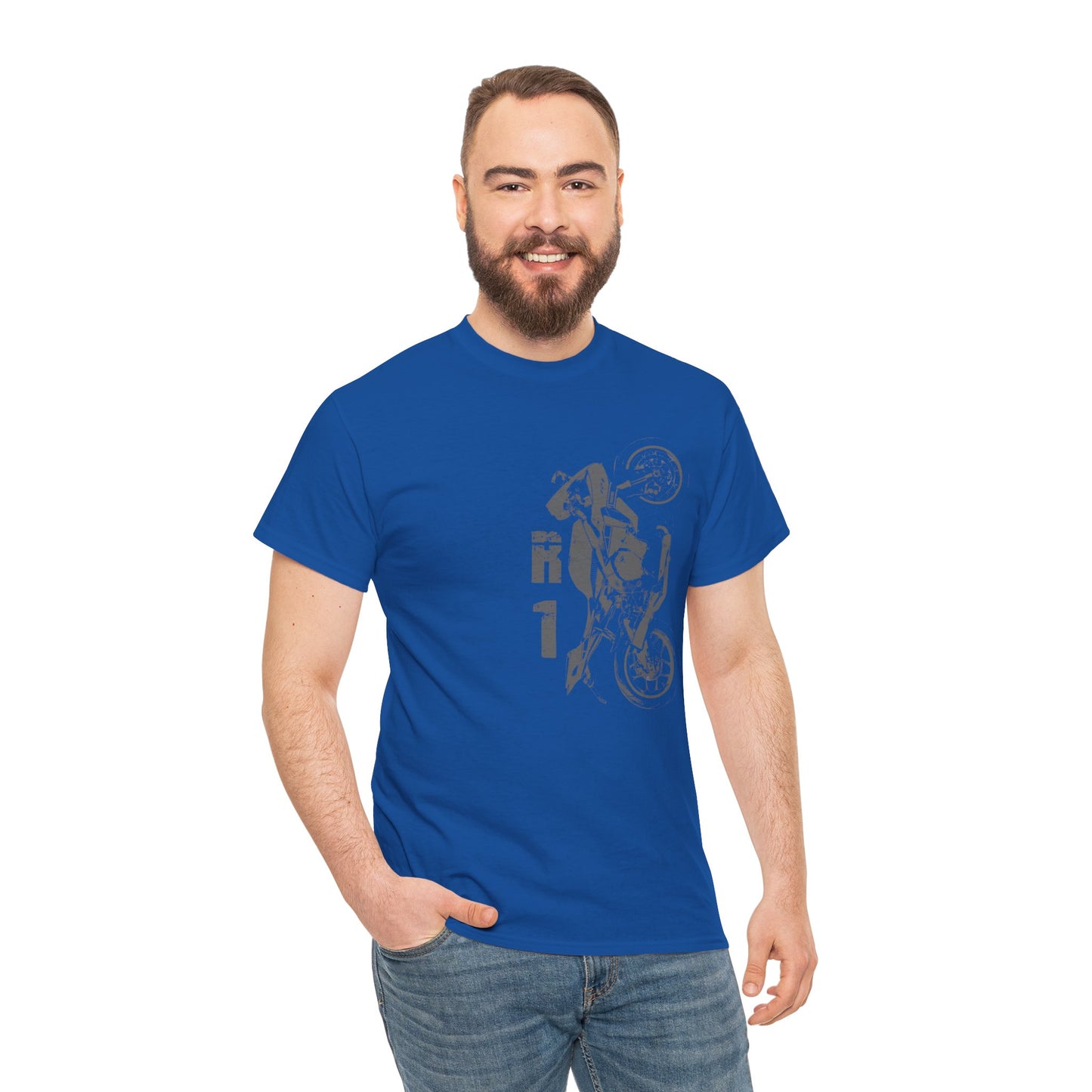 Breathable and Comfortable Cotton Yamaha R1 Motorcycle Tee
