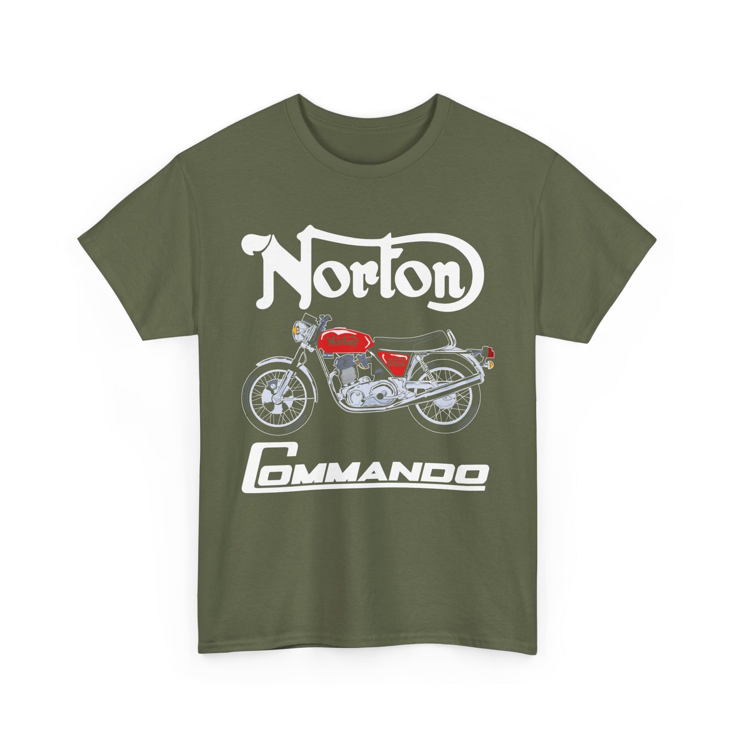Norton Commando T-Shirt: Classic Fit with Gildan® 5000 Heavy Cotton™