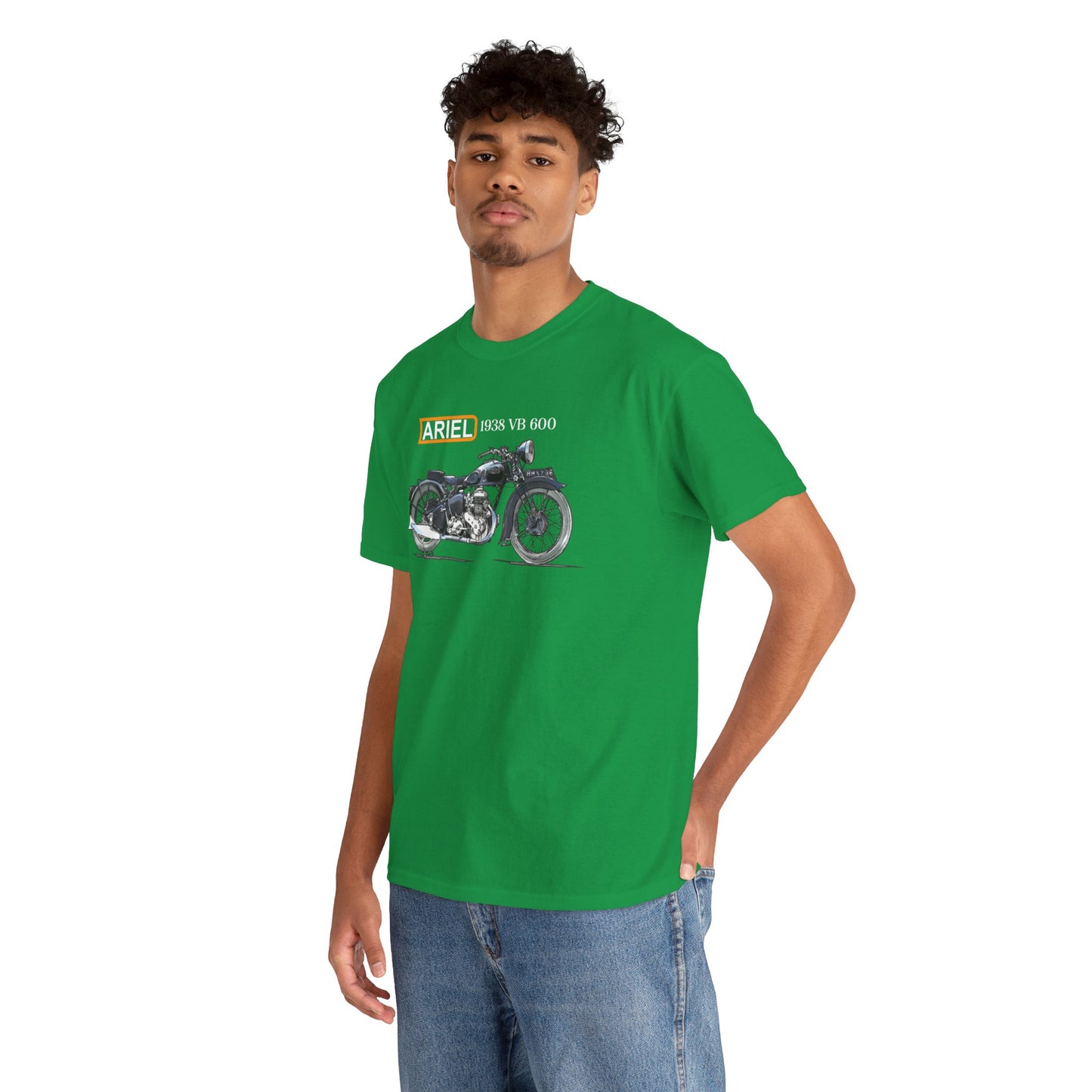 Ariel VB 1938 Vintage Motorcycle T-Shirt - Legendary Style for Riders