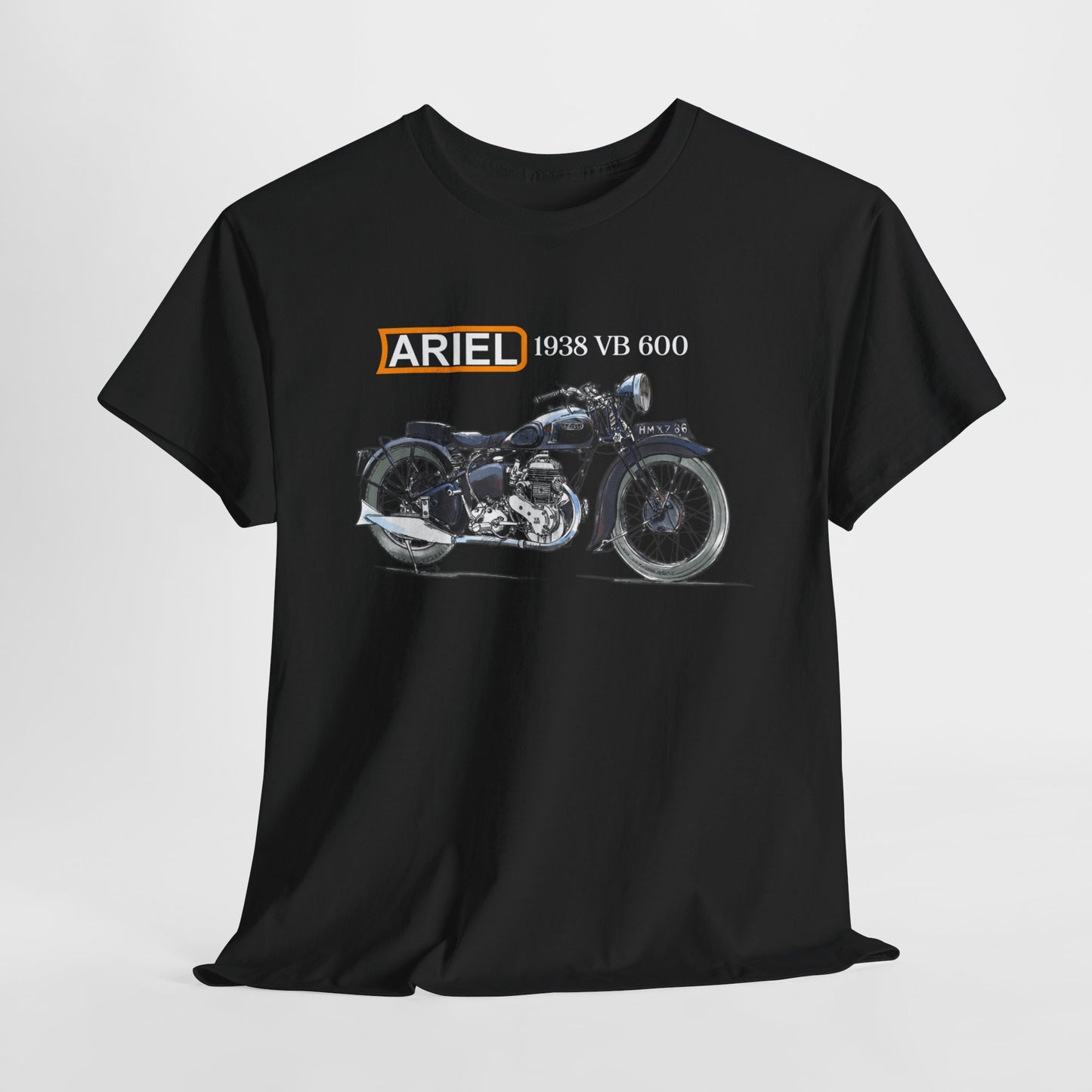 Ariel VB 1938 Vintage Motorcycle T-Shirt - Legendary Style for Riders