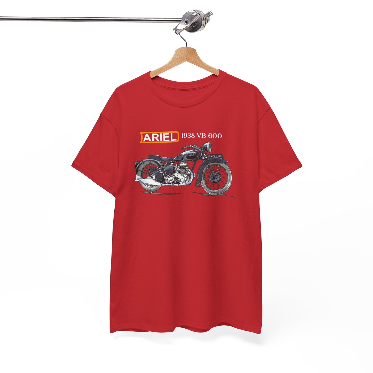 Ariel VB 1938 Vintage Motorcycle T-Shirt - Legendary Style for Riders