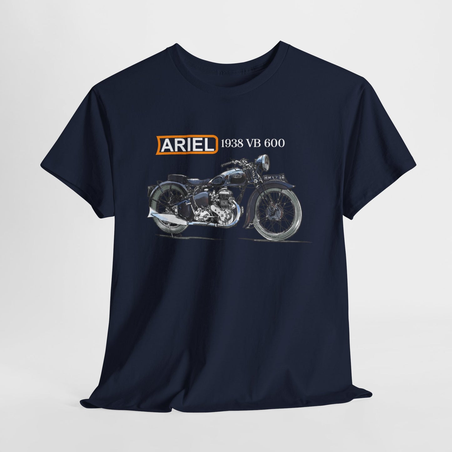 Ariel VB 1938 Vintage Motorcycle T-Shirt - Legendary Style for Riders