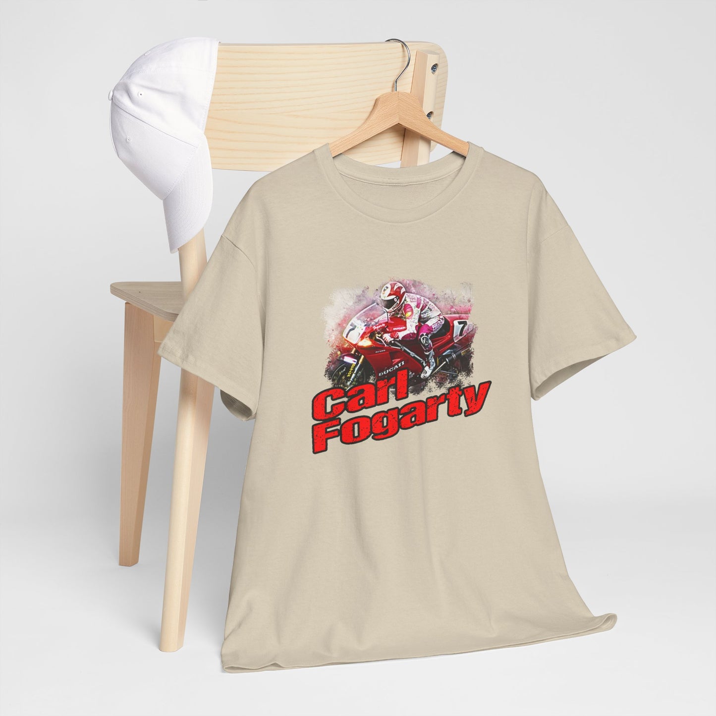 Heavy Cotton Carl Fogarty Motorcycle Legend Shirt