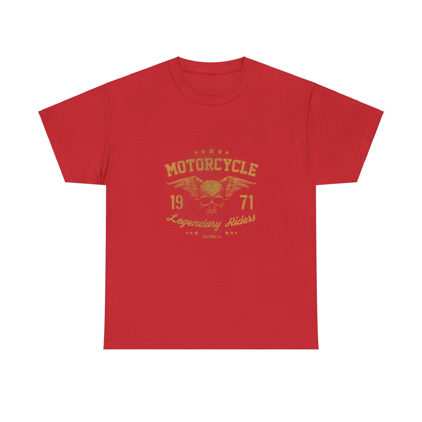 Classic Biker Vibes: Gildan® Heavy Cotton Motorcycle Legend 1971 Shirt