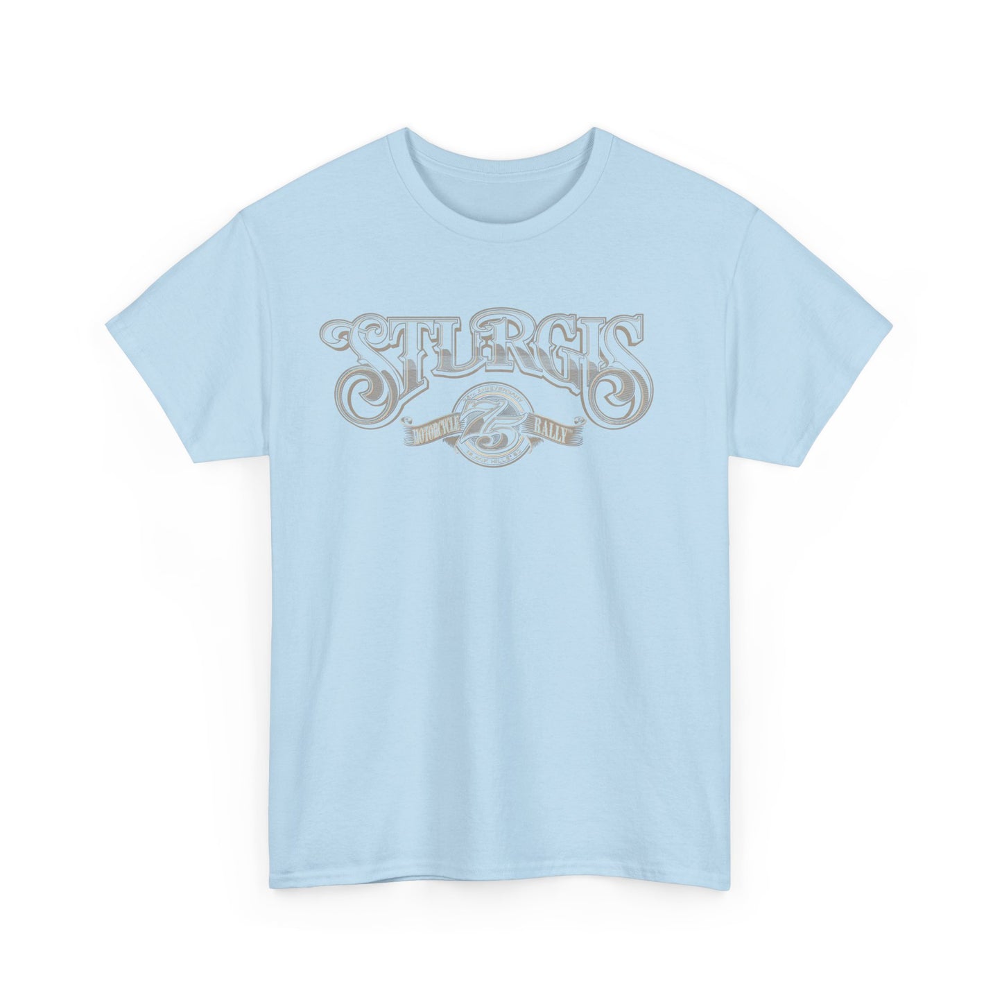 Sturgis 75th Tee - Gildan® 5000 Heavy Cotton™, Classic Midweight Fabric