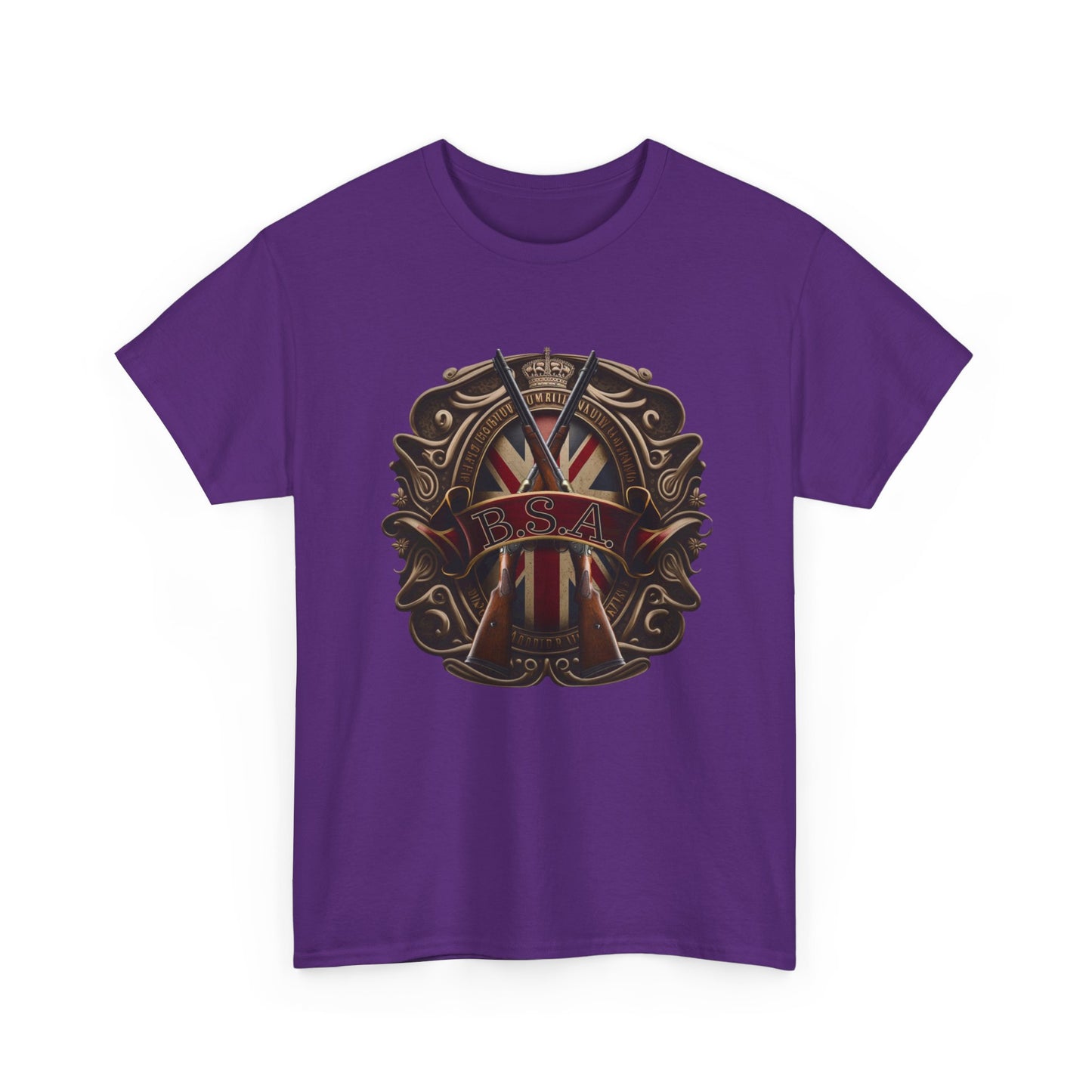 Classic BSA Motorcycles T-Shirt - Gildan® 5000 Heavy Cotton™, Perfect for Riders & Collectors