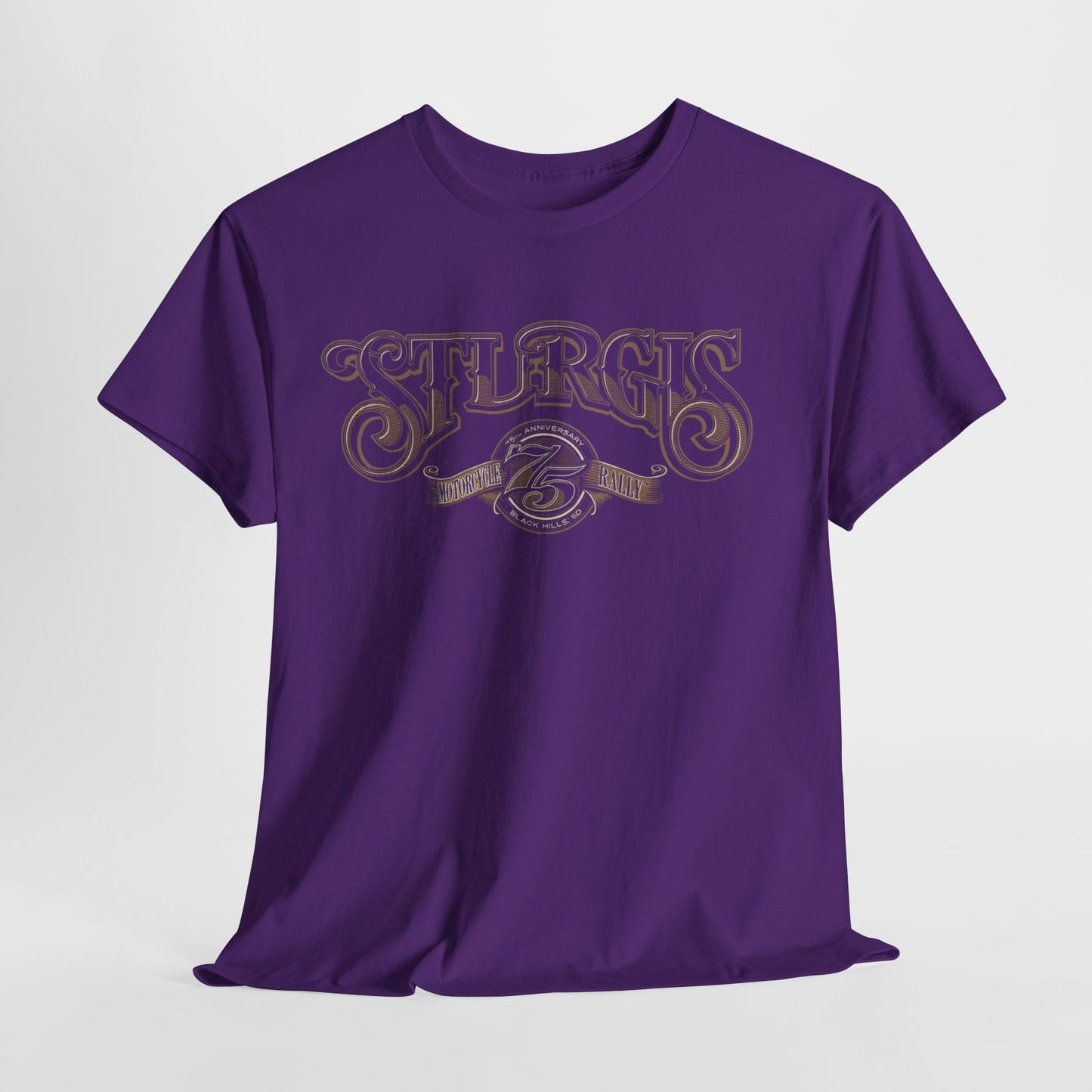 Sturgis 75th Tee - Gildan® 5000 Heavy Cotton™, Classic Midweight Fabric