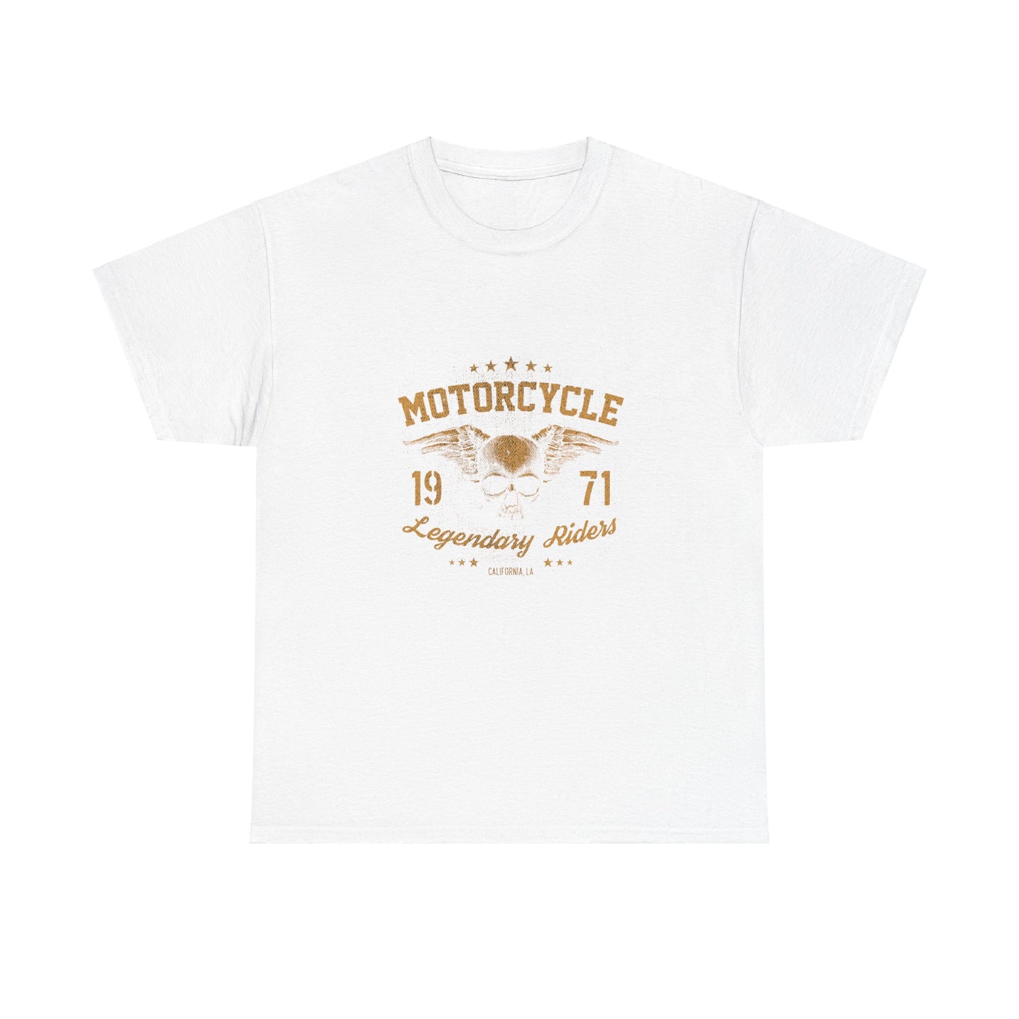 Classic Biker Vibes: Gildan® Heavy Cotton Motorcycle Legend 1971 Shirt