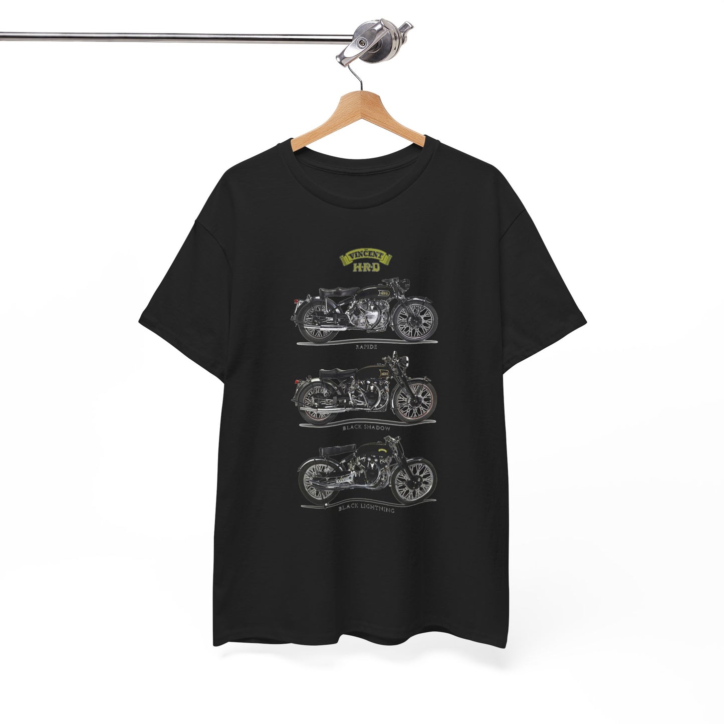 Elevate Your Style with Vincent HRD Vintage Poster Tee with Gildan® 5000's Classic Fit